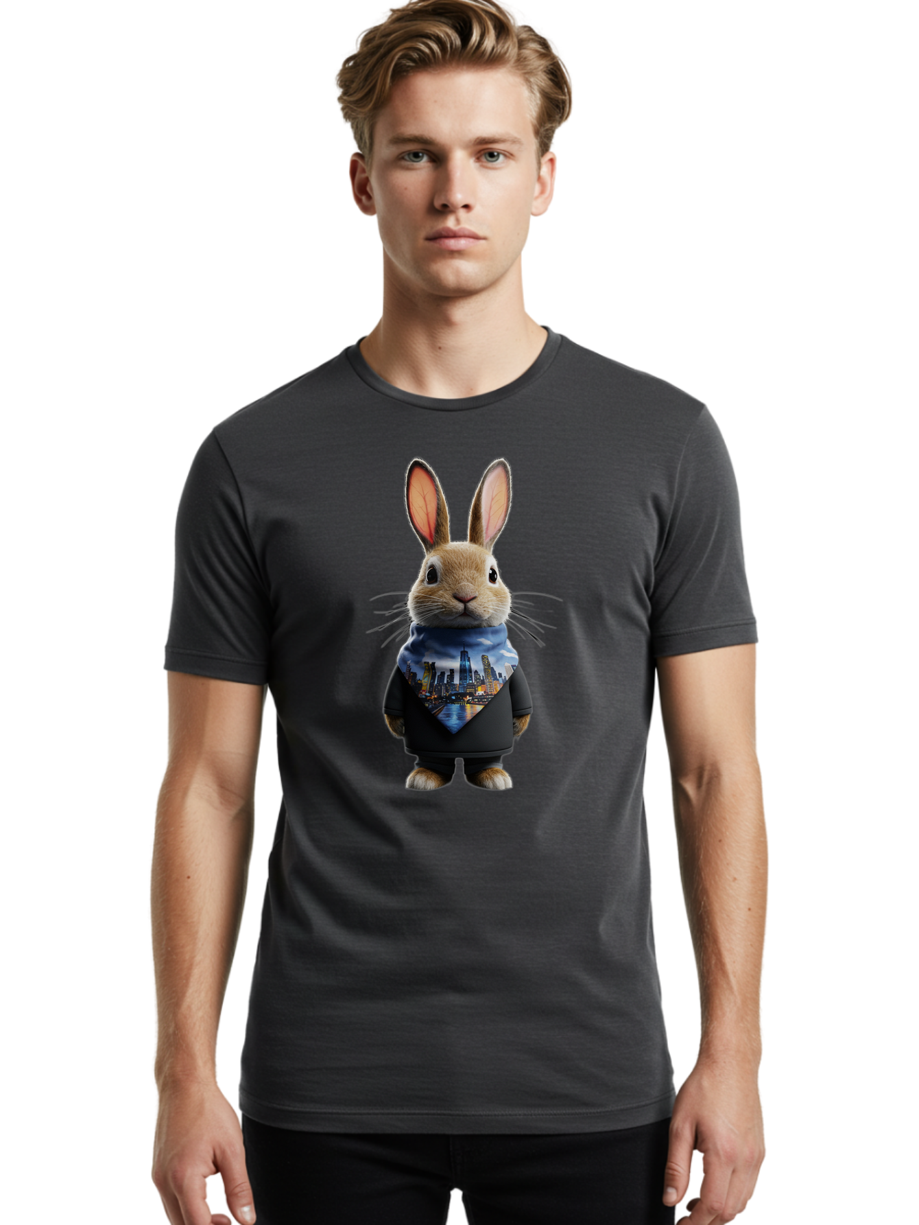 City-Bunny Men'S Graphic Tee, 100% Cotton, Comfortable Casual Summer Wear, Machine Washable, Vintage Camera, Old Camera, Antique Camera, Black Camera, Classic Photography, Photography Equipment, Nostalgic Device, Film Camera, Camera Art Bam042