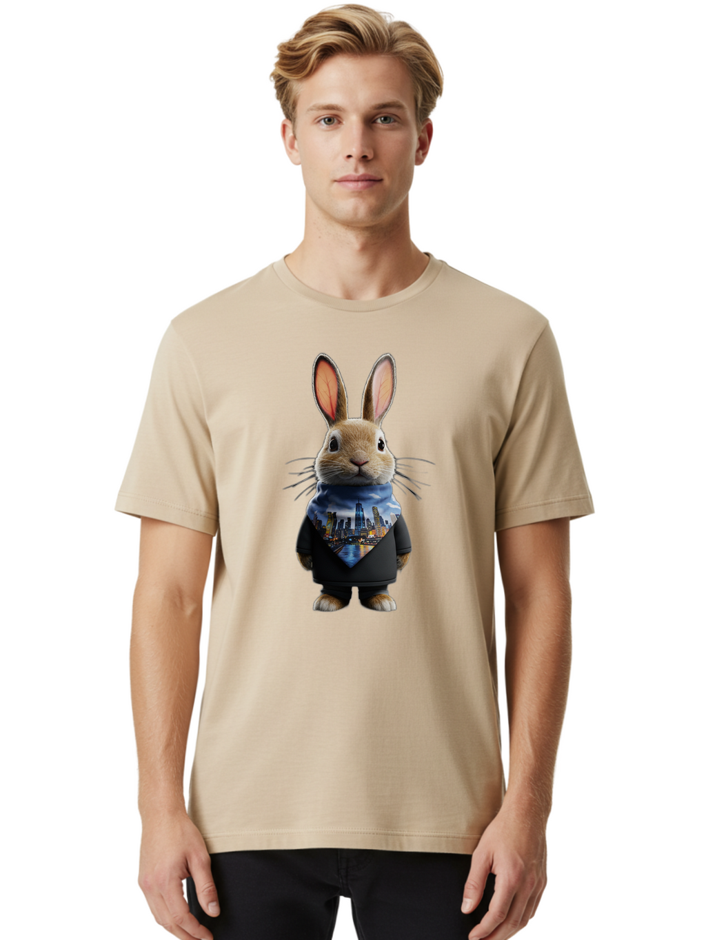 City-Bunny Men'S Graphic Tee, 100% Cotton, Comfortable Casual Summer Wear, Machine Washable, Vintage Camera, Old Camera, Antique Camera, Black Camera, Classic Photography, Photography Equipment, Nostalgic Device, Film Camera, Camera Art Bam042