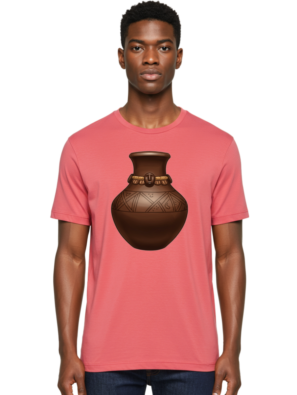 Clay-Pot-1 Men'S Graphic Tee, 100% Cotton, Comfortable Casual Summer Wear, Machine Washable, Vintage Camera, Old Camera, Antique Camera, Black Camera, Classic Photography, Photography Equipment, Nostalgic Device, Film Camera, Camera Art Bam043