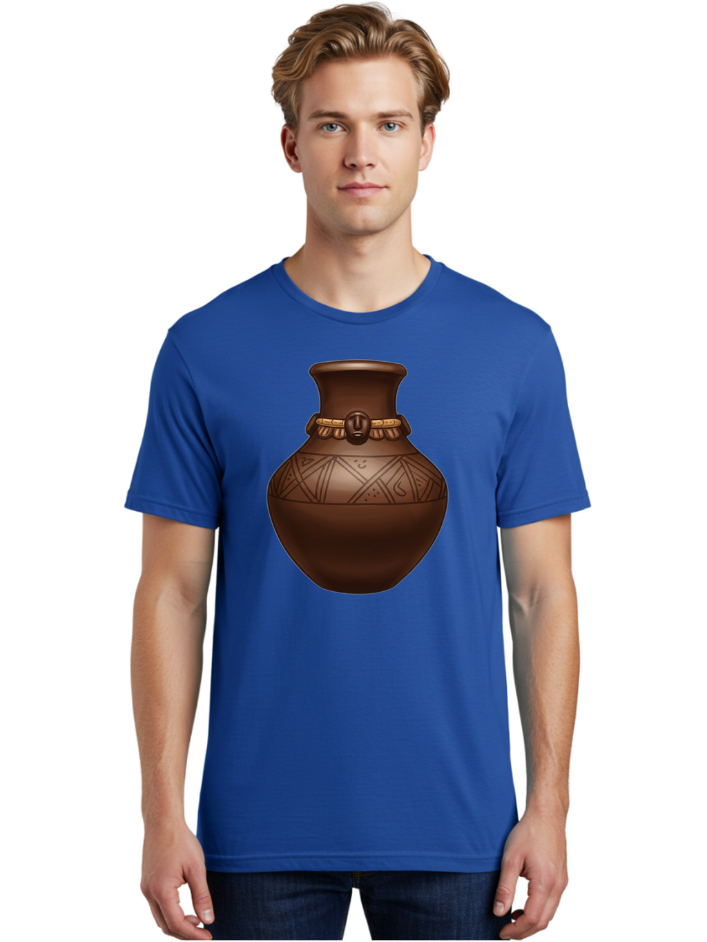Clay-Pot-1 Men'S Graphic Tee, 100% Cotton, Comfortable Casual Summer Wear, Machine Washable, Vintage Camera, Old Camera, Antique Camera, Black Camera, Classic Photography, Photography Equipment, Nostalgic Device, Film Camera, Camera Art Bam043