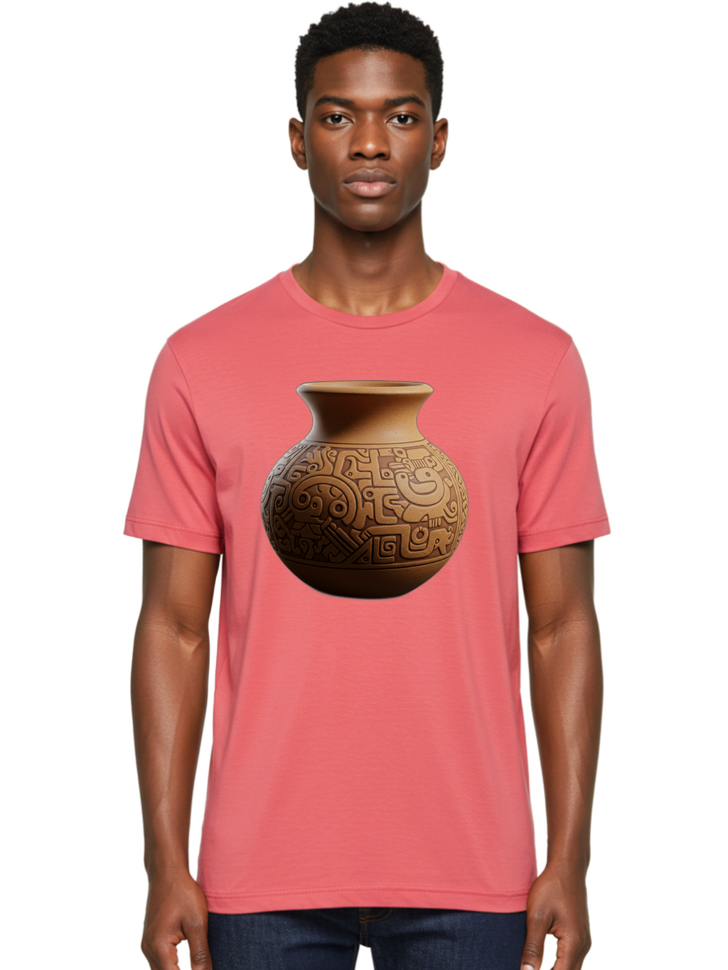 Clay-Pot Men'S Graphic Tee, 100% Cotton, Comfortable Casual Summer Wear, Machine Washable, Vintage Camera, Old Camera, Antique Camera, Black Camera, Classic Photography, Photography Equipment, Nostalgic Device, Film Camera, Camera Art Bam044