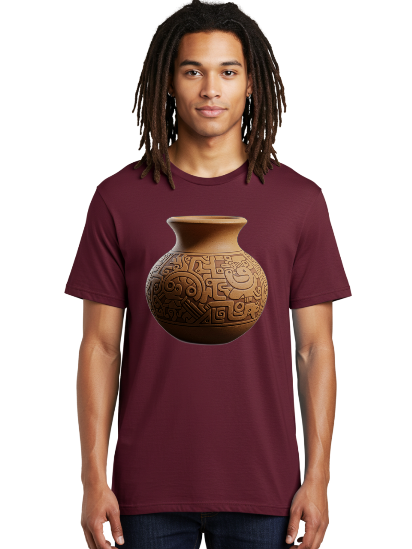 Clay-Pot Men'S Graphic Tee, 100% Cotton, Comfortable Casual Summer Wear, Machine Washable, Vintage Camera, Old Camera, Antique Camera, Black Camera, Classic Photography, Photography Equipment, Nostalgic Device, Film Camera, Camera Art Bam044