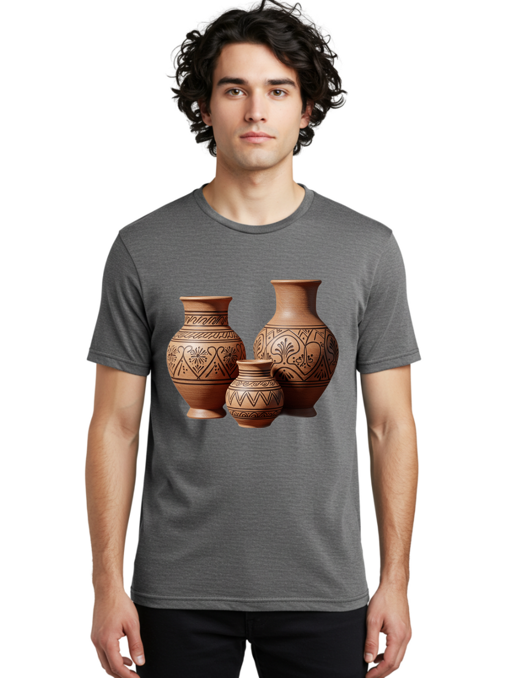 Clay-Pots Men'S Graphic Tee, 100% Cotton, Comfortable Casual Summer Wear, Machine Washable, Vintage Camera, Old Camera, Antique Camera, Black Camera, Classic Photography, Photography Equipment, Nostalgic Device, Film Camera, Camera Art Bam045