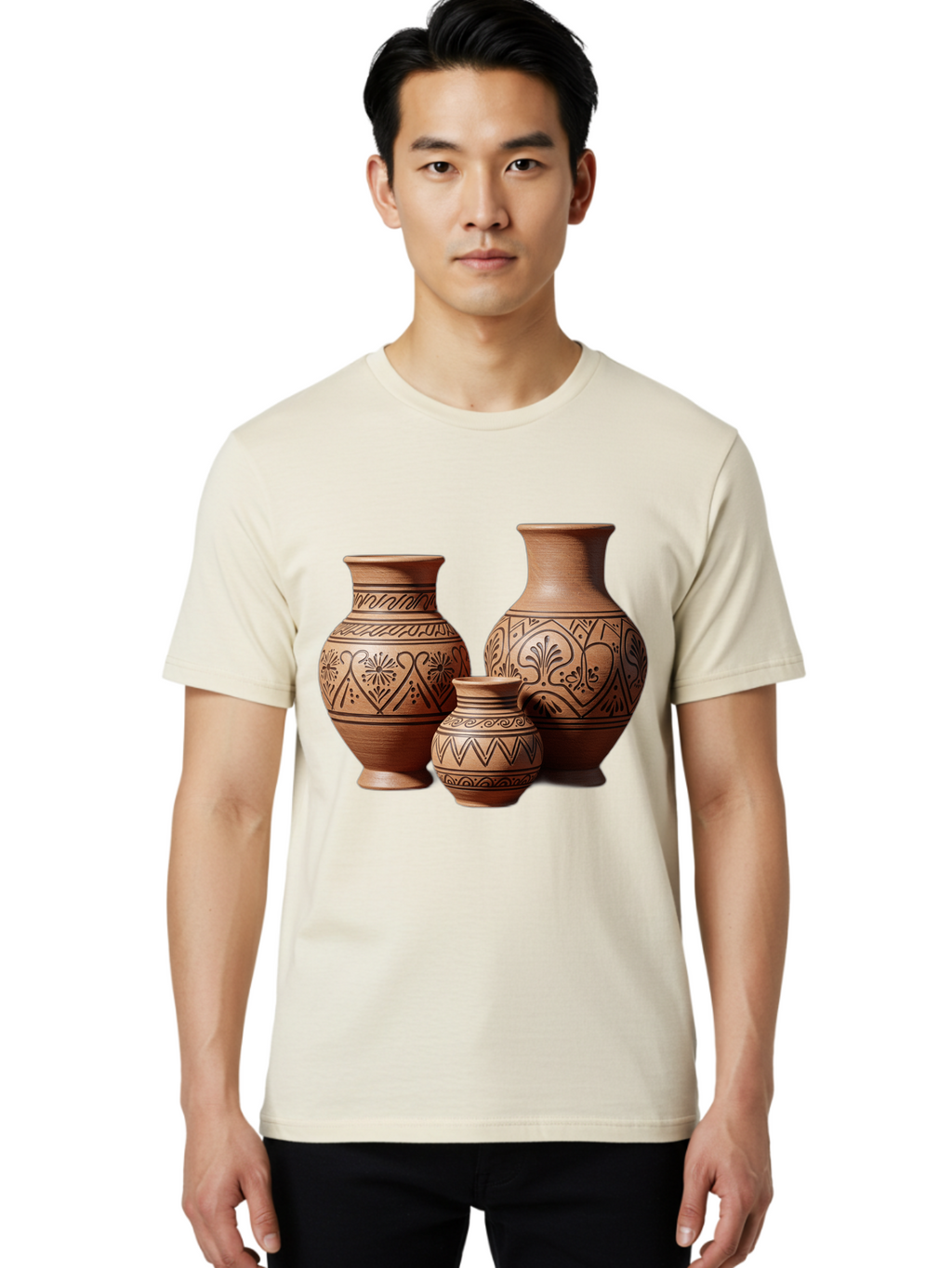 Clay-Pots Men'S Graphic Tee, 100% Cotton, Comfortable Casual Summer Wear, Machine Washable, Vintage Camera, Old Camera, Antique Camera, Black Camera, Classic Photography, Photography Equipment, Nostalgic Device, Film Camera, Camera Art Bam045