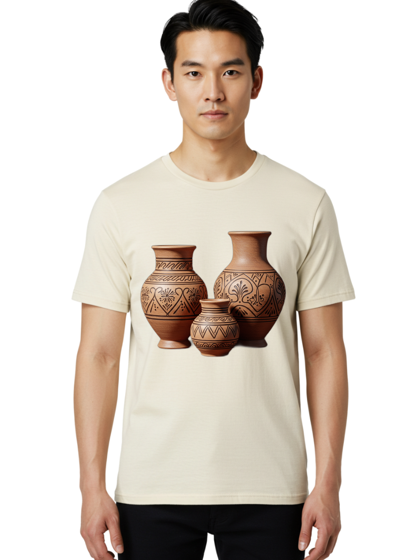 Clay-Pots Men'S Graphic Tee, 100% Cotton, Comfortable Casual Summer Wear, Machine Washable, Vintage Camera, Old Camera, Antique Camera, Black Camera, Classic Photography, Photography Equipment, Nostalgic Device, Film Camera, Camera Art Bam045