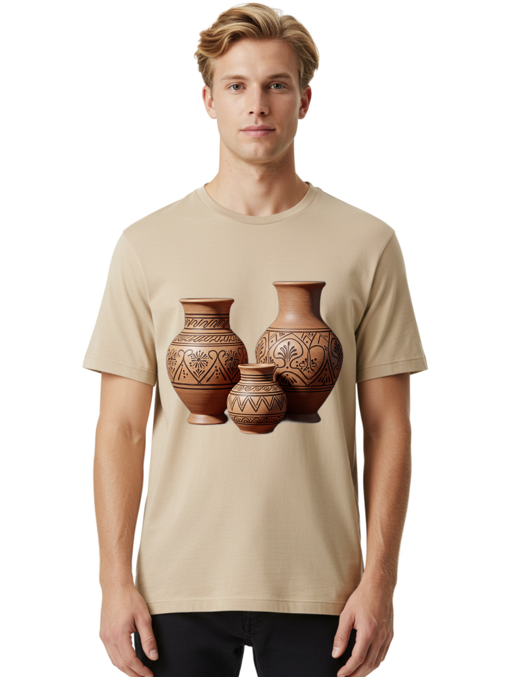 Clay-Pots Men'S Graphic Tee, 100% Cotton, Comfortable Casual Summer Wear, Machine Washable, Vintage Camera, Old Camera, Antique Camera, Black Camera, Classic Photography, Photography Equipment, Nostalgic Device, Film Camera, Camera Art Bam045
