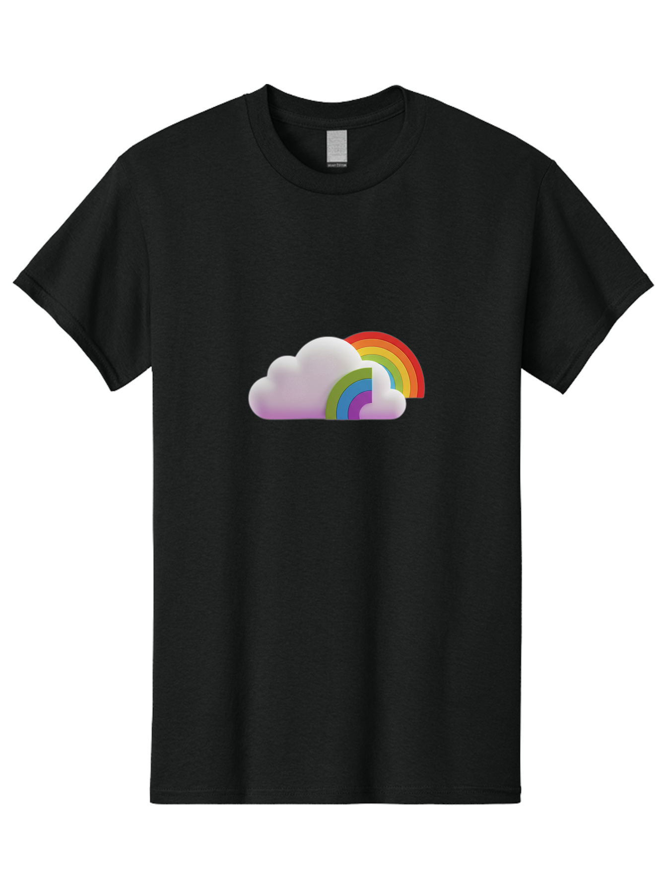 Cloud-And-Rainbow Men'S Graphic Tee, 100% Cotton, Comfortable Casual Summer Wear, Machine Washable, Vintage Camera, Old Camera, Antique Camera, Black Camera, Classic Photography, Photography Equipment, Nostalgic Device, Film Camera, Camera Art Bam046