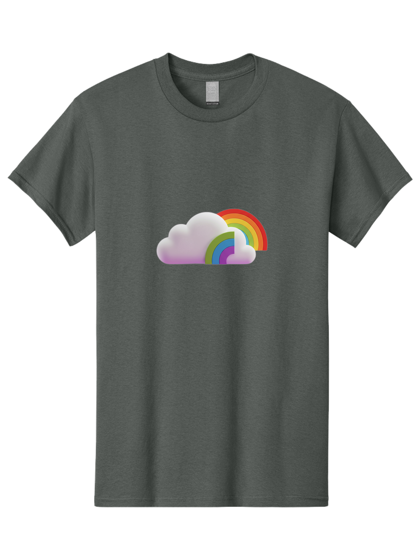 Cloud-And-Rainbow Men'S Graphic Tee, 100% Cotton, Comfortable Casual Summer Wear, Machine Washable, Vintage Camera, Old Camera, Antique Camera, Black Camera, Classic Photography, Photography Equipment, Nostalgic Device, Film Camera, Camera Art Bam046