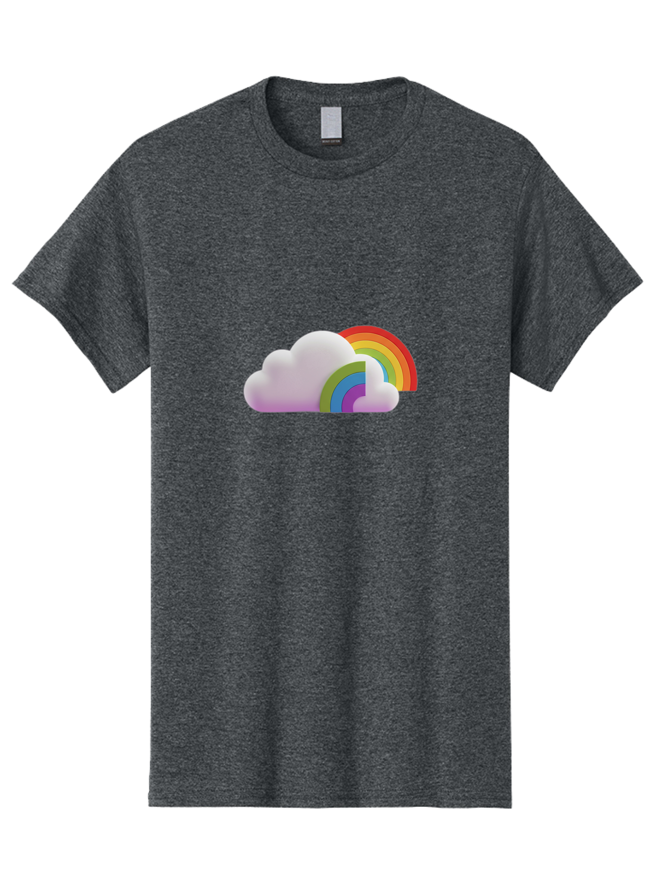 Cloud-And-Rainbow Men'S Graphic Tee, 100% Cotton, Comfortable Casual Summer Wear, Machine Washable, Vintage Camera, Old Camera, Antique Camera, Black Camera, Classic Photography, Photography Equipment, Nostalgic Device, Film Camera, Camera Art Bam046