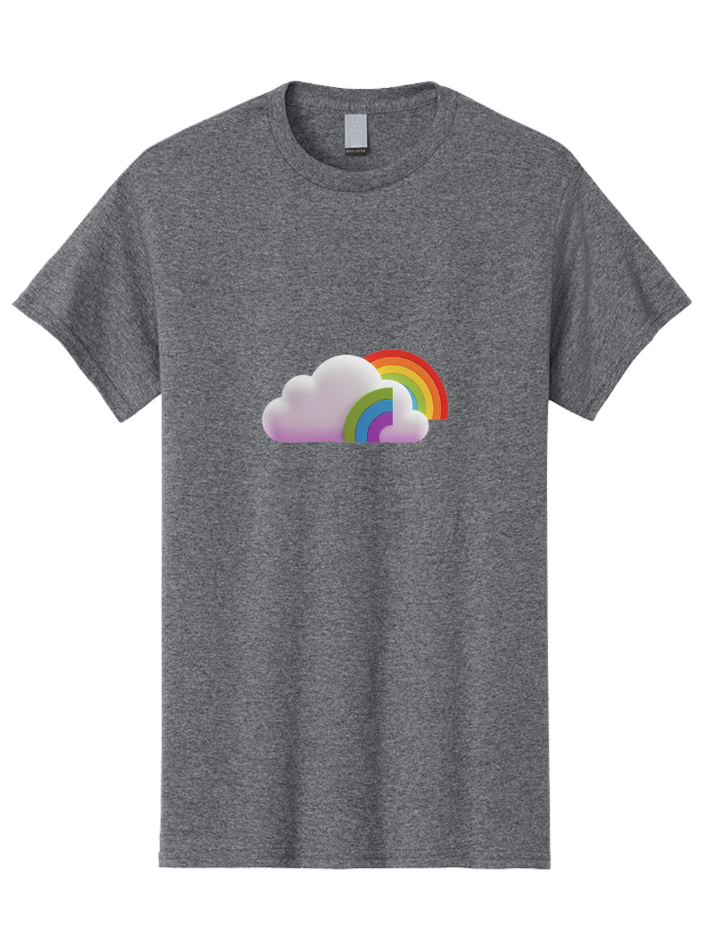 Cloud-And-Rainbow Men'S Graphic Tee, 100% Cotton, Comfortable Casual Summer Wear, Machine Washable, Vintage Camera, Old Camera, Antique Camera, Black Camera, Classic Photography, Photography Equipment, Nostalgic Device, Film Camera, Camera Art Bam046