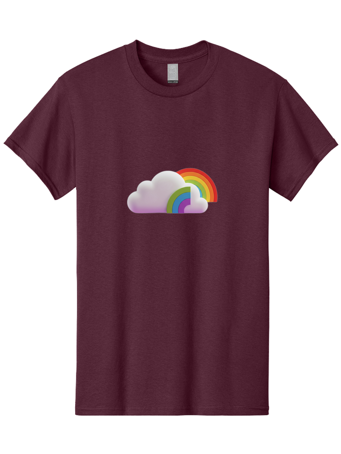 Cloud-And-Rainbow Men'S Graphic Tee, 100% Cotton, Comfortable Casual Summer Wear, Machine Washable, Vintage Camera, Old Camera, Antique Camera, Black Camera, Classic Photography, Photography Equipment, Nostalgic Device, Film Camera, Camera Art Bam046