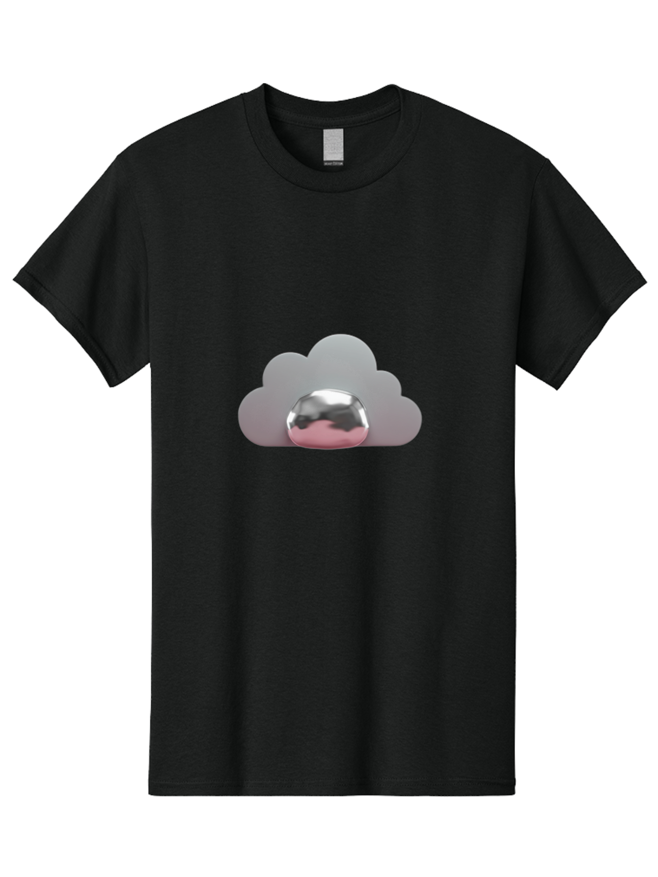 Cloud-Badge Men'S Graphic Tee, 100% Cotton, Comfortable Casual Summer Wear, Machine Washable, Vintage Camera, Old Camera, Antique Camera, Black Camera, Classic Photography, Photography Equipment, Nostalgic Device, Film Camera, Camera Art Bam047