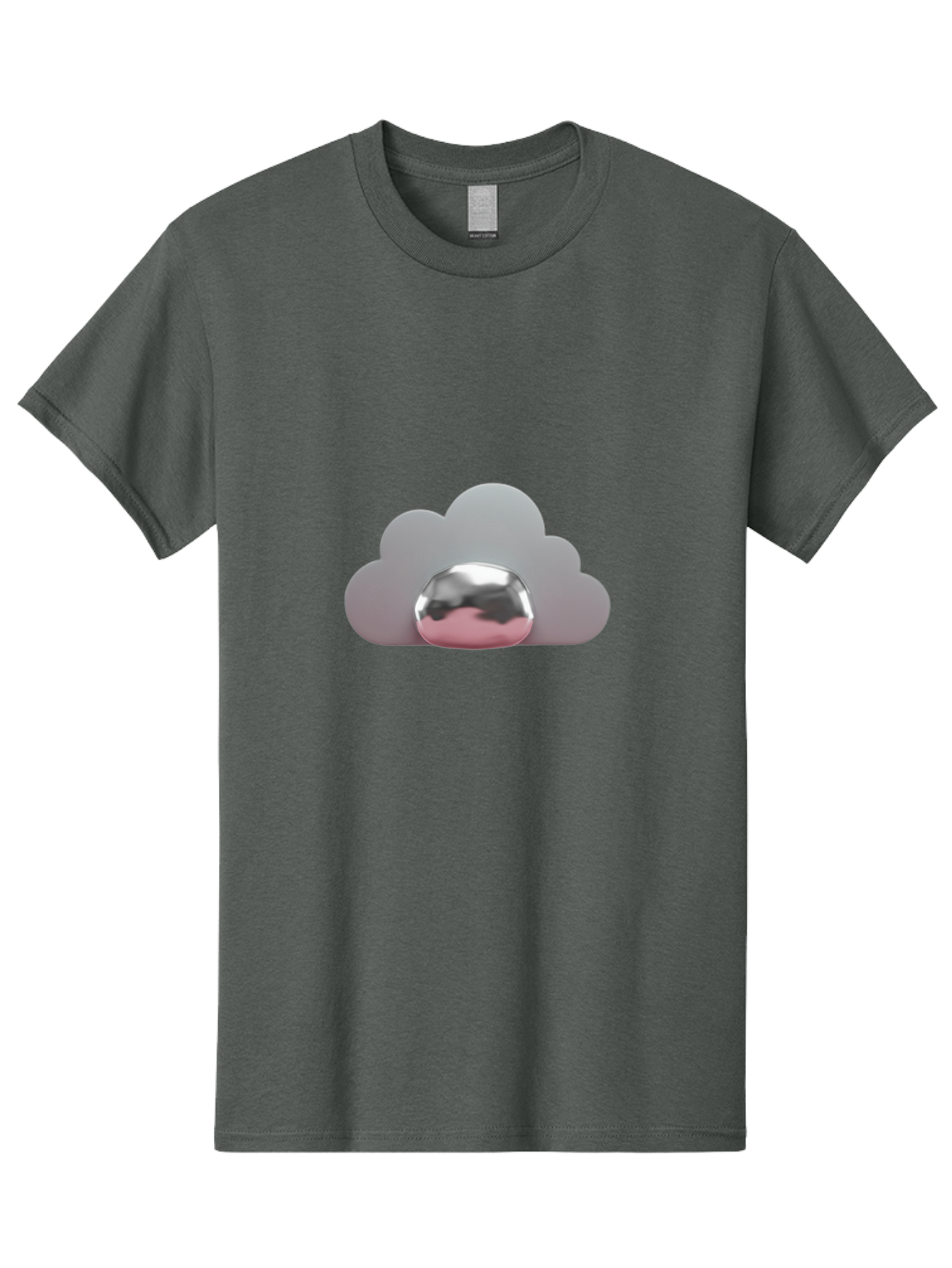 Cloud-Badge Men'S Graphic Tee, 100% Cotton, Comfortable Casual Summer Wear, Machine Washable, Vintage Camera, Old Camera, Antique Camera, Black Camera, Classic Photography, Photography Equipment, Nostalgic Device, Film Camera, Camera Art Bam047
