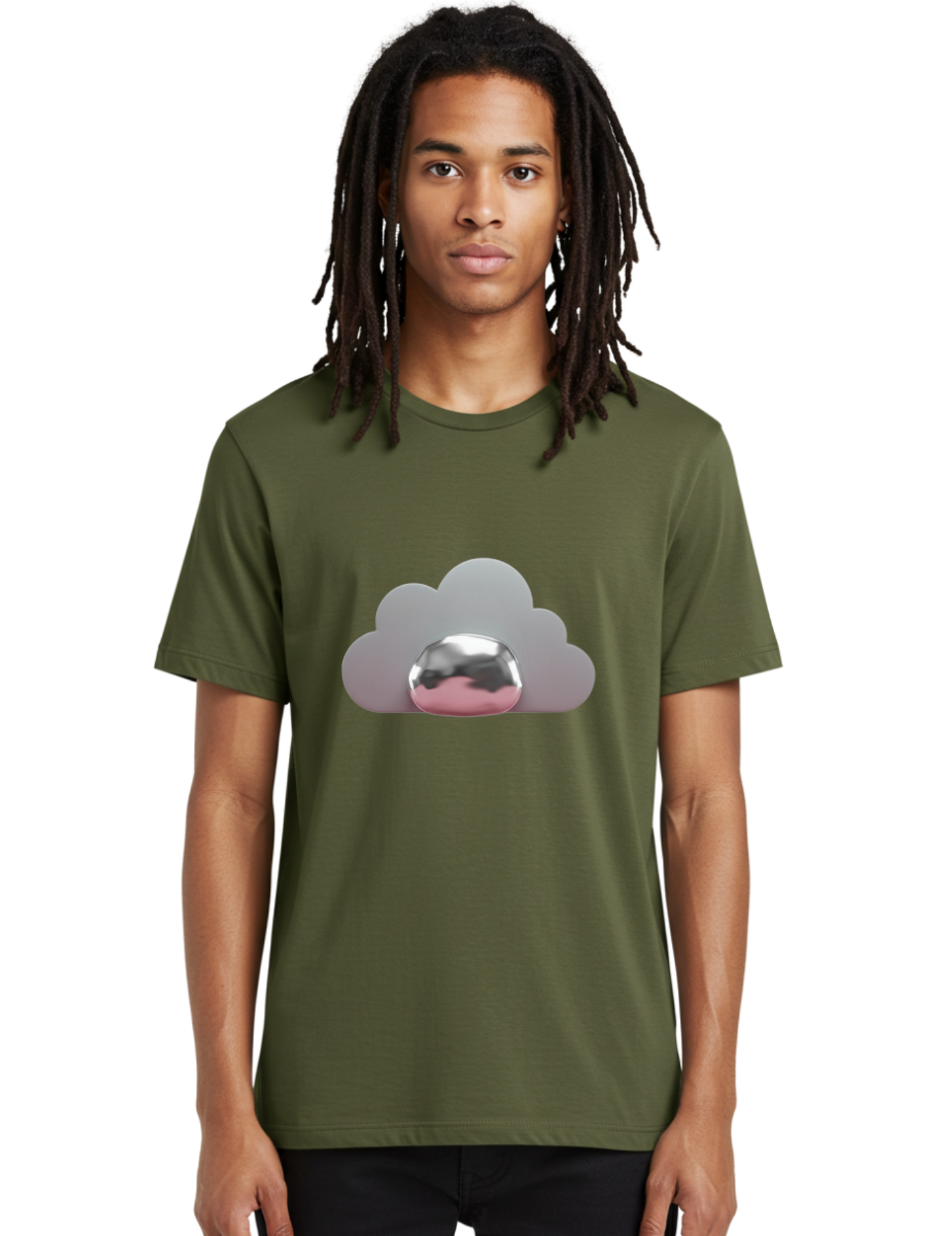 Cloud-Badge Men'S Graphic Tee, 100% Cotton, Comfortable Casual Summer Wear, Machine Washable, Vintage Camera, Old Camera, Antique Camera, Black Camera, Classic Photography, Photography Equipment, Nostalgic Device, Film Camera, Camera Art Bam047