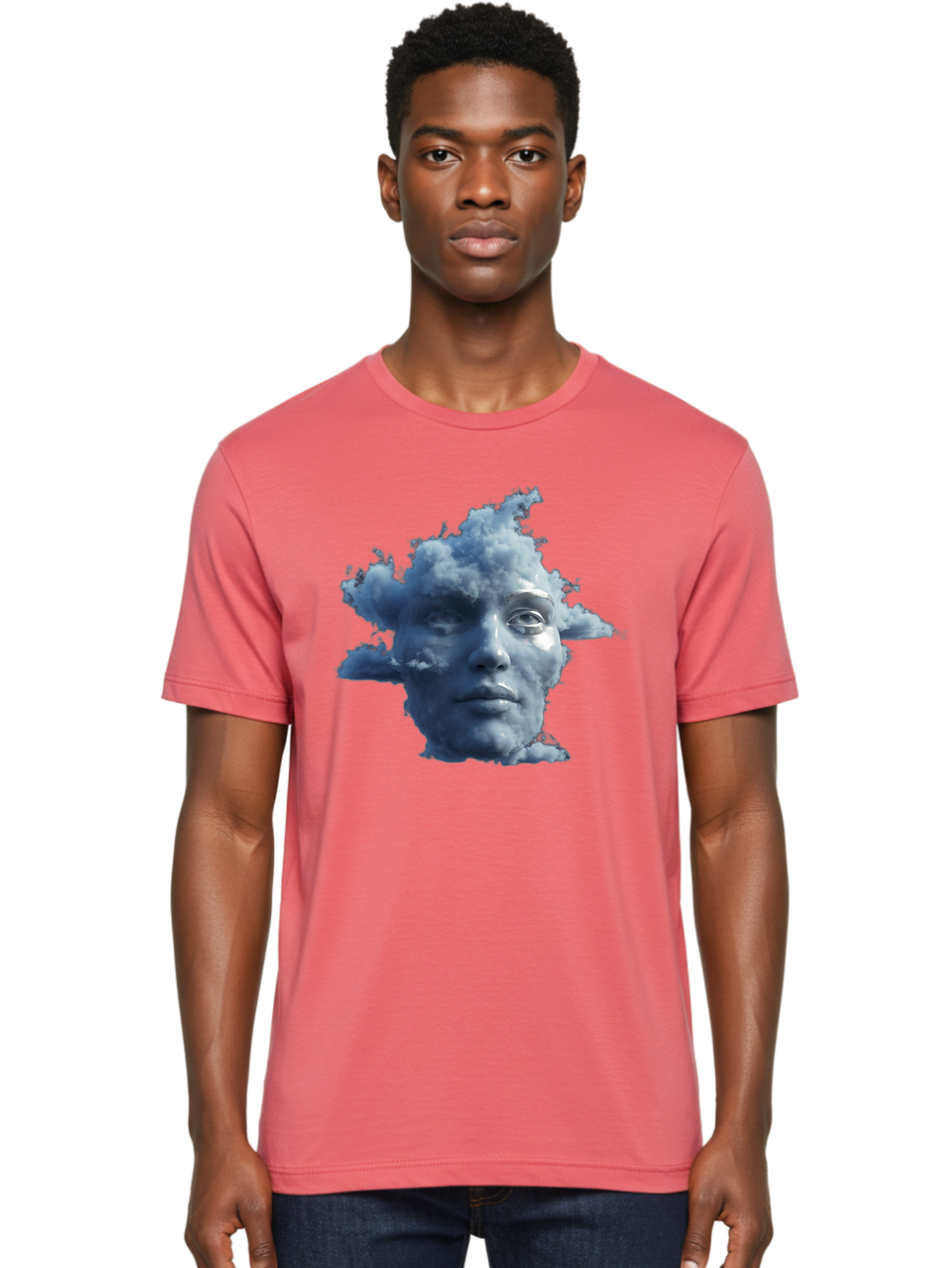 Cloud-Face Men'S Graphic Tee, 100% Cotton, Comfortable Casual Summer Wear, Machine Washable, Vintage Camera, Old Camera, Antique Camera, Black Camera, Classic Photography, Photography Equipment, Nostalgic Device, Film Camera, Camera Art Bam049