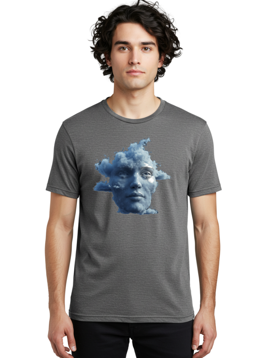 Cloud-Face Men'S Graphic Tee, 100% Cotton, Comfortable Casual Summer Wear, Machine Washable, Vintage Camera, Old Camera, Antique Camera, Black Camera, Classic Photography, Photography Equipment, Nostalgic Device, Film Camera, Camera Art Bam049
