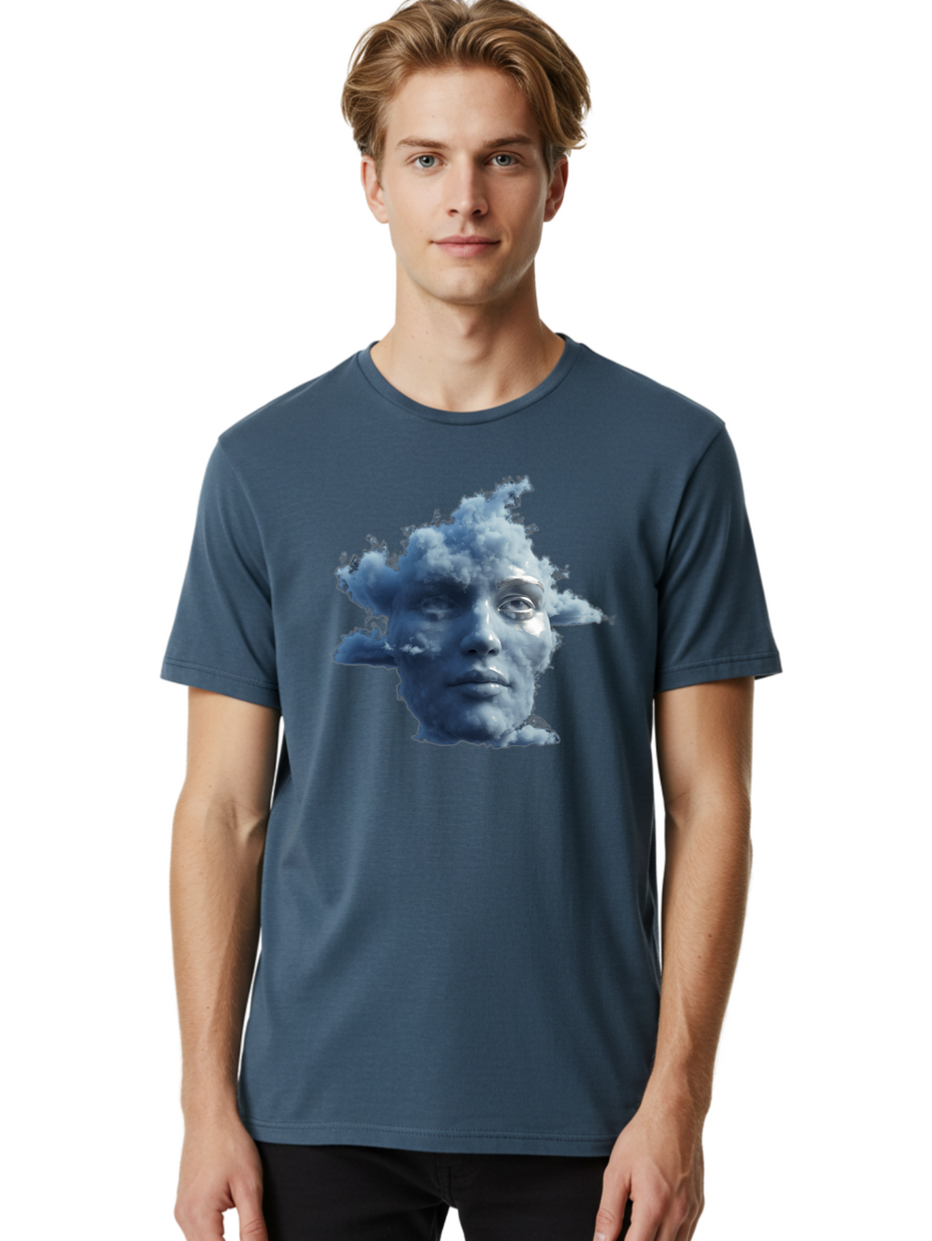 Cloud-Face Men'S Graphic Tee, 100% Cotton, Comfortable Casual Summer Wear, Machine Washable, Vintage Camera, Old Camera, Antique Camera, Black Camera, Classic Photography, Photography Equipment, Nostalgic Device, Film Camera, Camera Art Bam049