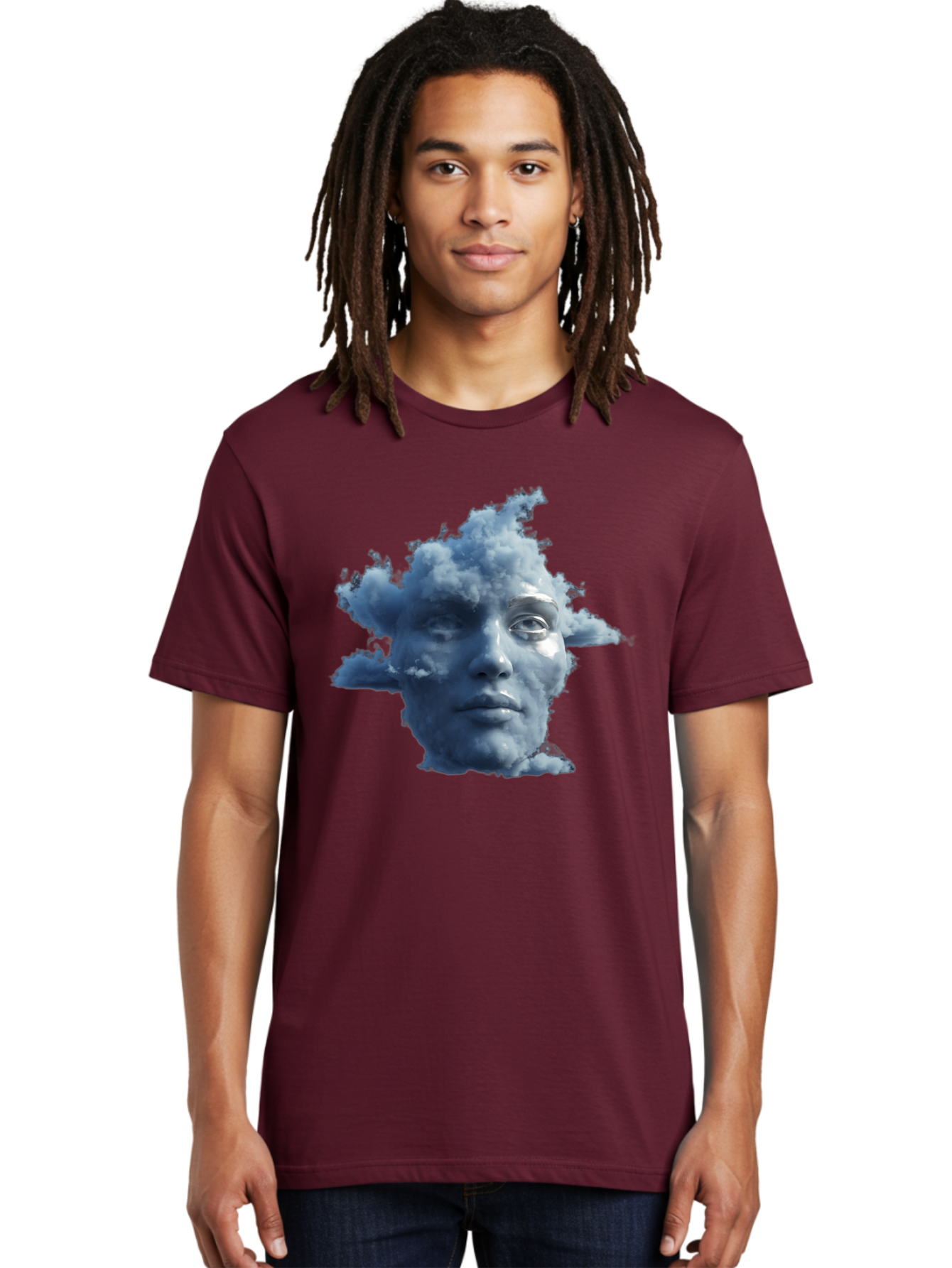 Cloud-Face Men'S Graphic Tee, 100% Cotton, Comfortable Casual Summer Wear, Machine Washable, Vintage Camera, Old Camera, Antique Camera, Black Camera, Classic Photography, Photography Equipment, Nostalgic Device, Film Camera, Camera Art Bam049