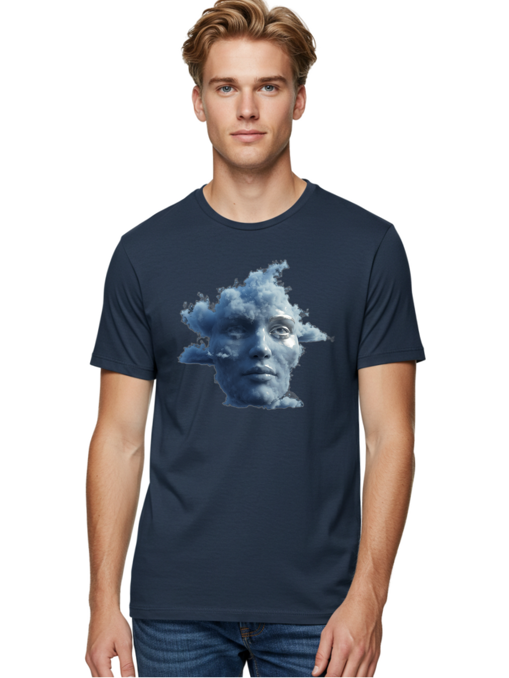 Cloud-Face Men'S Graphic Tee, 100% Cotton, Comfortable Casual Summer Wear, Machine Washable, Vintage Camera, Old Camera, Antique Camera, Black Camera, Classic Photography, Photography Equipment, Nostalgic Device, Film Camera, Camera Art Bam049