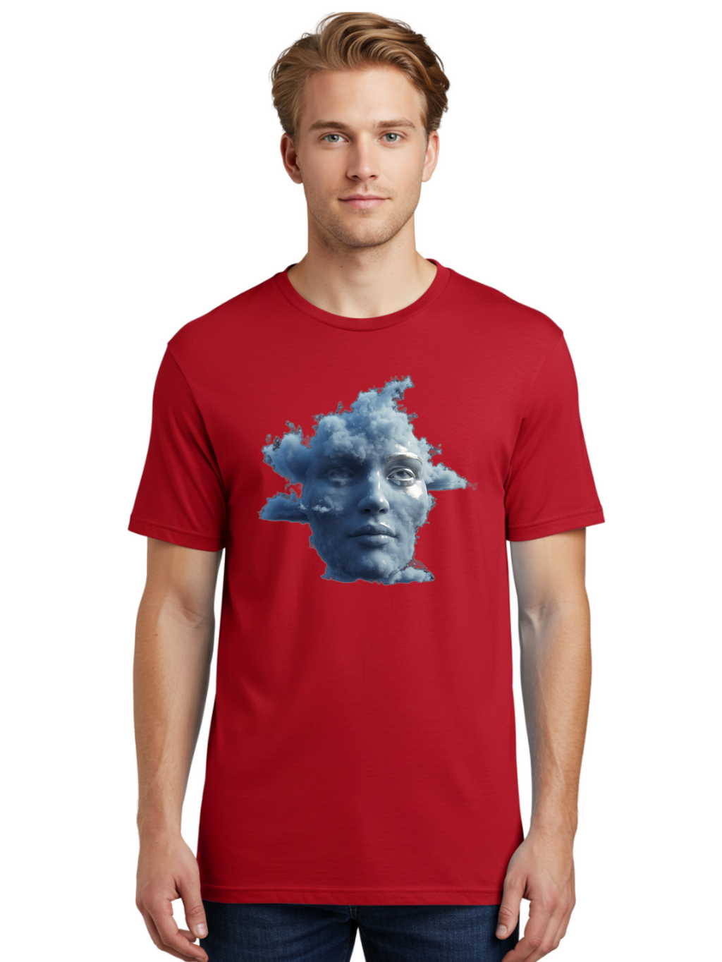 Cloud-Face Men'S Graphic Tee, 100% Cotton, Comfortable Casual Summer Wear, Machine Washable, Vintage Camera, Old Camera, Antique Camera, Black Camera, Classic Photography, Photography Equipment, Nostalgic Device, Film Camera, Camera Art Bam049
