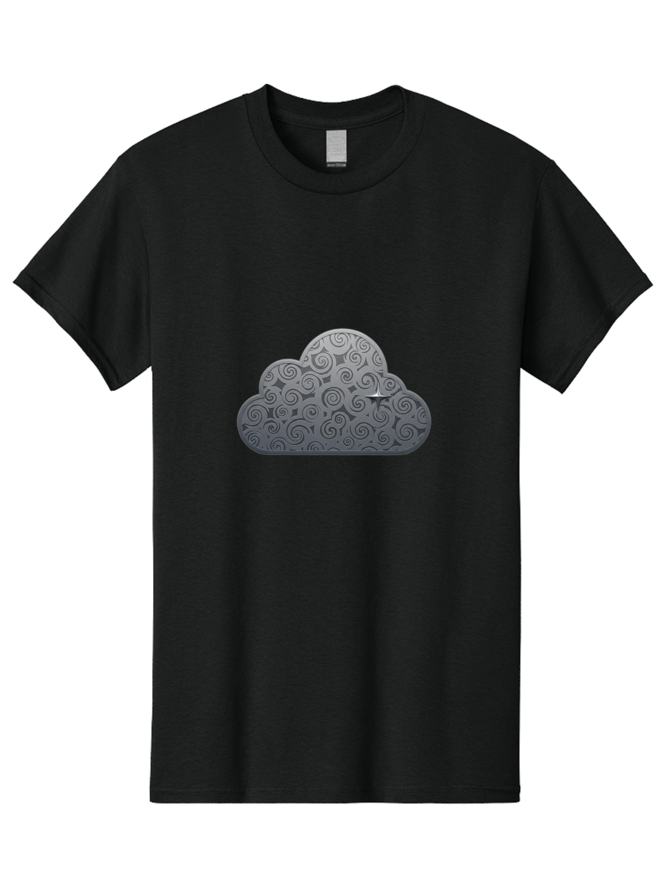 Cloud-Icon-1 Men'S Graphic Tee, 100% Cotton, Comfortable Casual Summer Wear, Machine Washable, Vintage Camera, Old Camera, Antique Camera, Black Camera, Classic Photography, Photography Equipment, Nostalgic Device, Film Camera, Camera Art Bam050