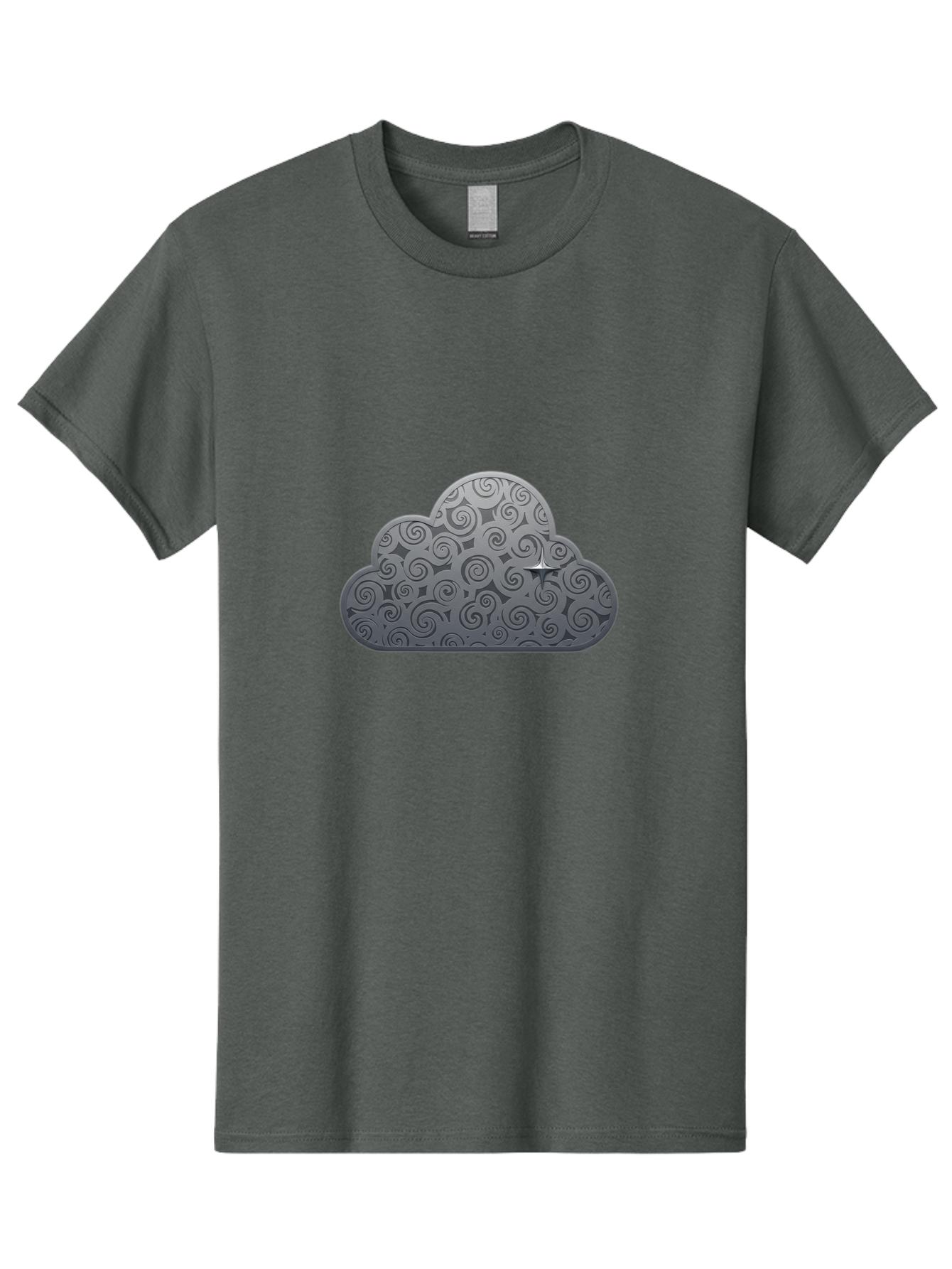 Cloud-Icon-1 Men'S Graphic Tee, 100% Cotton, Comfortable Casual Summer Wear, Machine Washable, Vintage Camera, Old Camera, Antique Camera, Black Camera, Classic Photography, Photography Equipment, Nostalgic Device, Film Camera, Camera Art Bam050