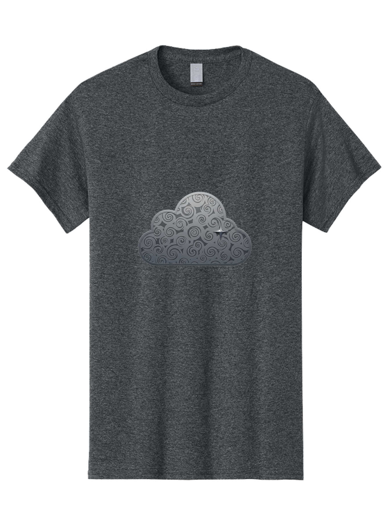 Cloud-Icon-1 Men'S Graphic Tee, 100% Cotton, Comfortable Casual Summer Wear, Machine Washable, Vintage Camera, Old Camera, Antique Camera, Black Camera, Classic Photography, Photography Equipment, Nostalgic Device, Film Camera, Camera Art Bam050