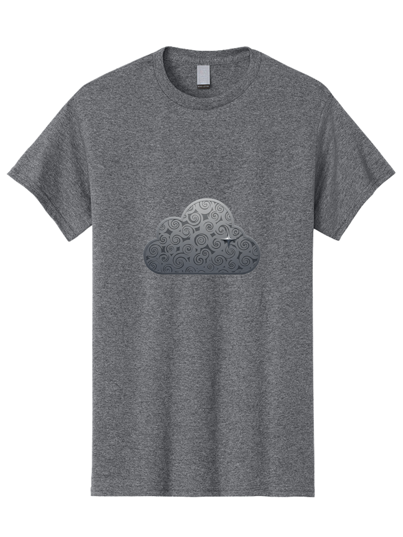 Cloud-Icon-1 Men'S Graphic Tee, 100% Cotton, Comfortable Casual Summer Wear, Machine Washable, Vintage Camera, Old Camera, Antique Camera, Black Camera, Classic Photography, Photography Equipment, Nostalgic Device, Film Camera, Camera Art Bam050
