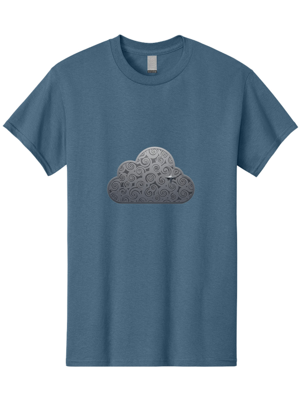 Cloud-Icon-1 Men'S Graphic Tee, 100% Cotton, Comfortable Casual Summer Wear, Machine Washable, Vintage Camera, Old Camera, Antique Camera, Black Camera, Classic Photography, Photography Equipment, Nostalgic Device, Film Camera, Camera Art Bam050