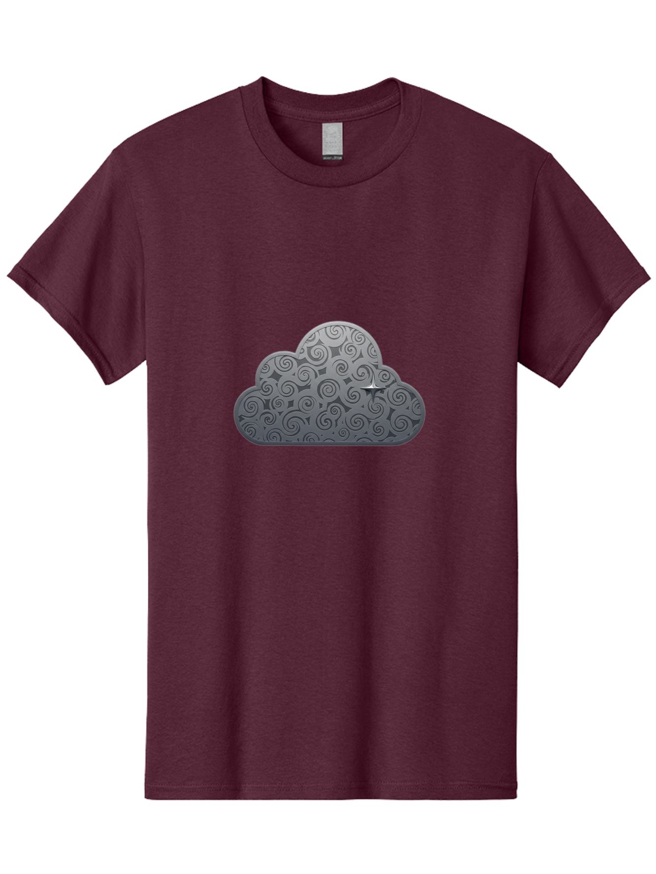 Cloud-Icon-1 Men'S Graphic Tee, 100% Cotton, Comfortable Casual Summer Wear, Machine Washable, Vintage Camera, Old Camera, Antique Camera, Black Camera, Classic Photography, Photography Equipment, Nostalgic Device, Film Camera, Camera Art Bam050