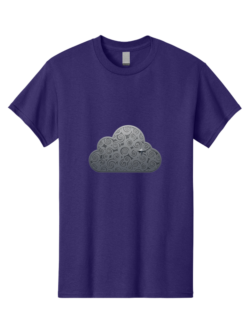 Cloud-Icon-1 Men'S Graphic Tee, 100% Cotton, Comfortable Casual Summer Wear, Machine Washable, Vintage Camera, Old Camera, Antique Camera, Black Camera, Classic Photography, Photography Equipment, Nostalgic Device, Film Camera, Camera Art Bam050