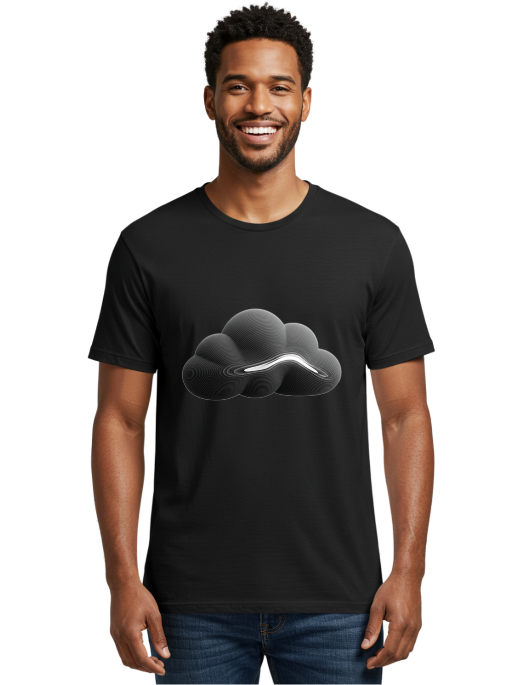 Cloud-Icon Men'S Graphic Tee, 100% Cotton, Comfortable Casual Summer Wear, Machine Washable, Vintage Camera, Old Camera, Antique Camera, Black Camera, Classic Photography, Photography Equipment, Nostalgic Device, Film Camera, Camera Art Bam051