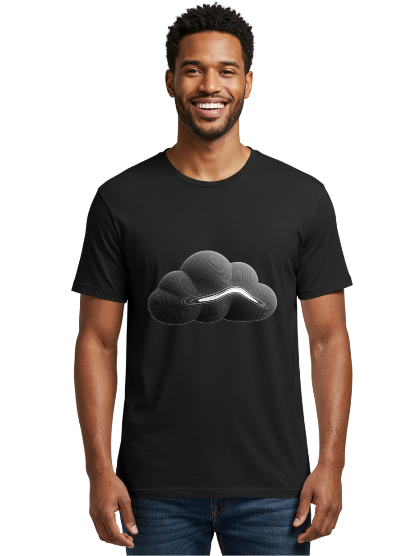 Cloud-Icon Men'S Graphic Tee, 100% Cotton, Comfortable Casual Summer Wear, Machine Washable, Vintage Camera, Old Camera, Antique Camera, Black Camera, Classic Photography, Photography Equipment, Nostalgic Device, Film Camera, Camera Art Bam051