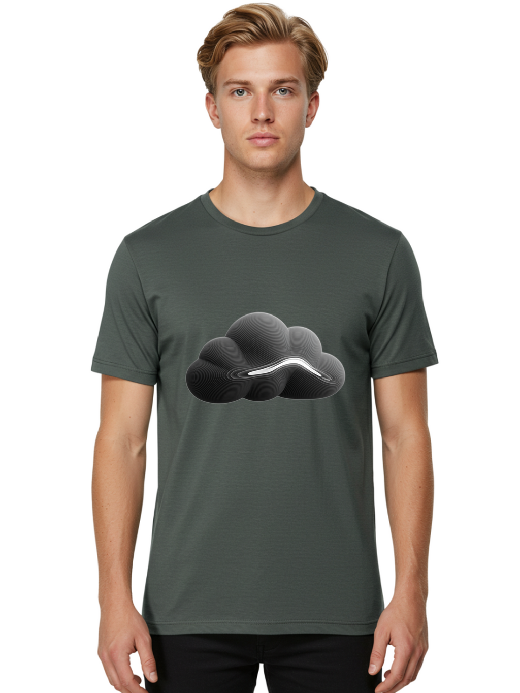 Cloud-Icon Men'S Graphic Tee, 100% Cotton, Comfortable Casual Summer Wear, Machine Washable, Vintage Camera, Old Camera, Antique Camera, Black Camera, Classic Photography, Photography Equipment, Nostalgic Device, Film Camera, Camera Art Bam051