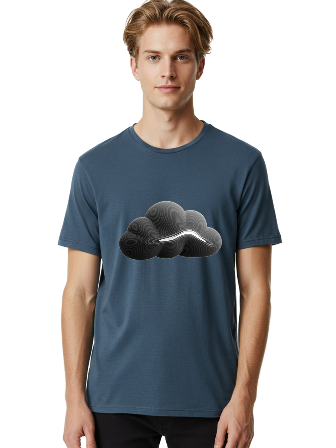 Cloud-Icon Men'S Graphic Tee, 100% Cotton, Comfortable Casual Summer Wear, Machine Washable, Vintage Camera, Old Camera, Antique Camera, Black Camera, Classic Photography, Photography Equipment, Nostalgic Device, Film Camera, Camera Art Bam051