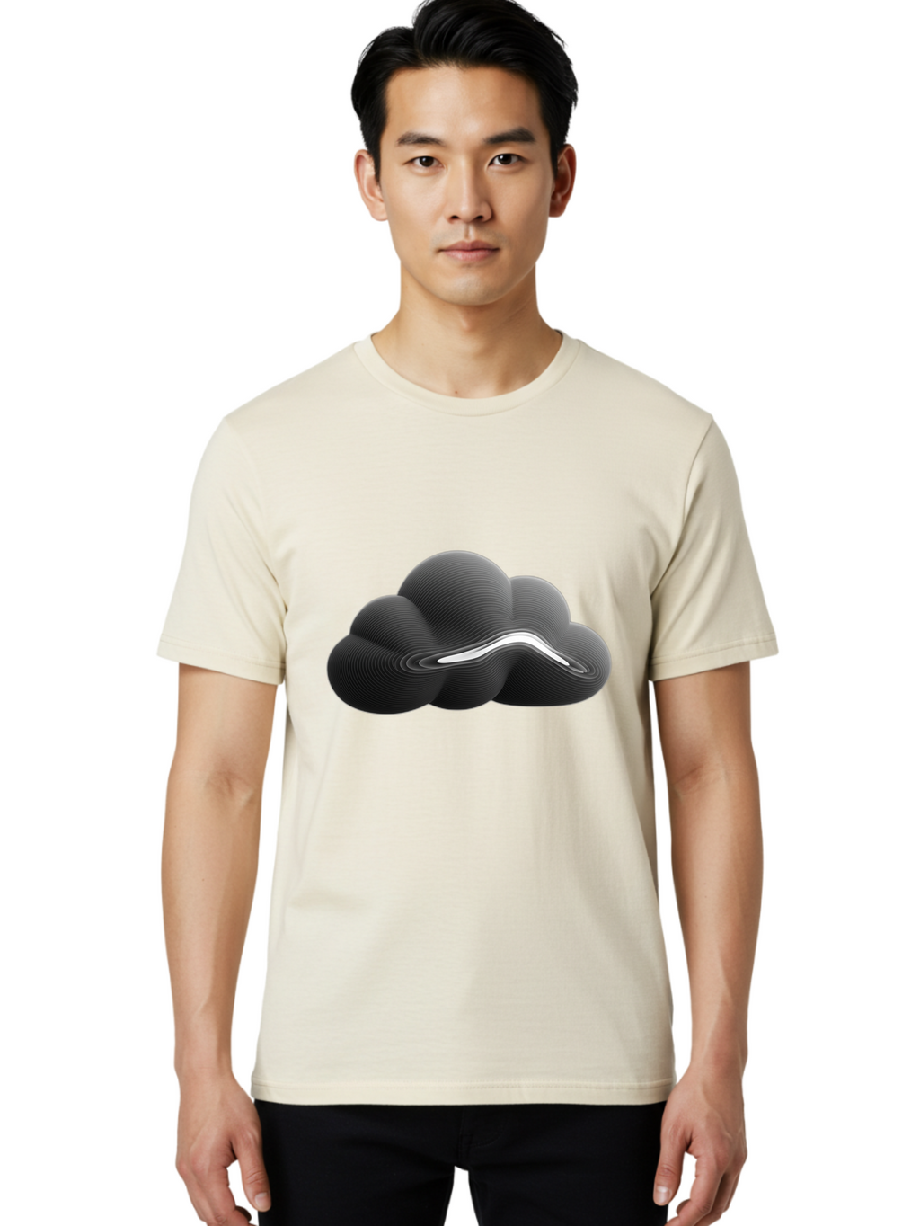 Cloud-Icon Men'S Graphic Tee, 100% Cotton, Comfortable Casual Summer Wear, Machine Washable, Vintage Camera, Old Camera, Antique Camera, Black Camera, Classic Photography, Photography Equipment, Nostalgic Device, Film Camera, Camera Art Bam051
