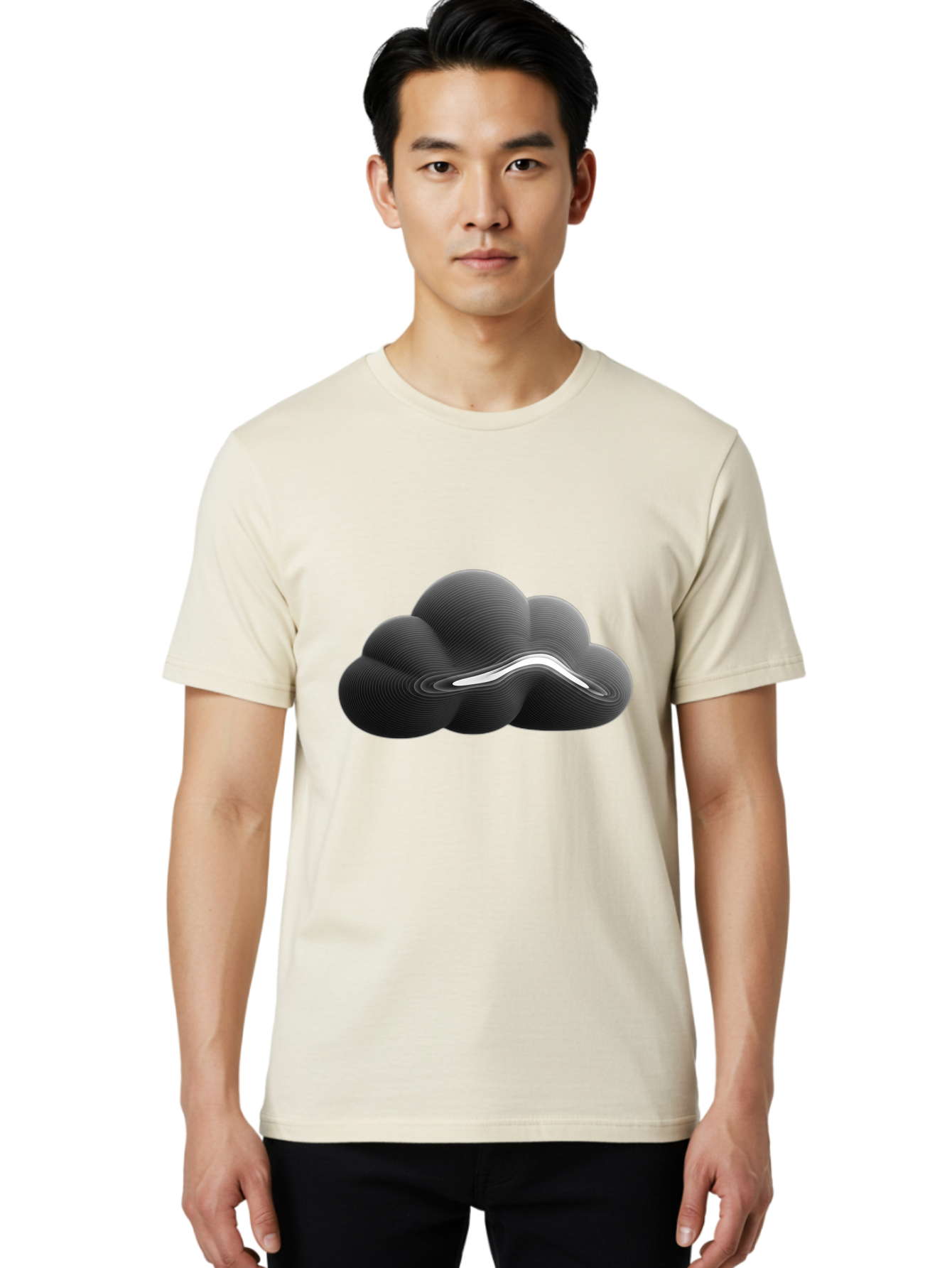 Cloud-Icon Men'S Graphic Tee, 100% Cotton, Comfortable Casual Summer Wear, Machine Washable, Vintage Camera, Old Camera, Antique Camera, Black Camera, Classic Photography, Photography Equipment, Nostalgic Device, Film Camera, Camera Art Bam051