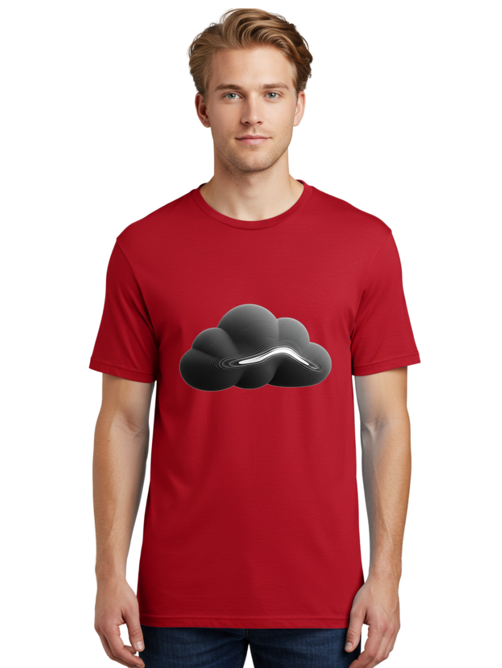 Cloud-Icon Men'S Graphic Tee, 100% Cotton, Comfortable Casual Summer Wear, Machine Washable, Vintage Camera, Old Camera, Antique Camera, Black Camera, Classic Photography, Photography Equipment, Nostalgic Device, Film Camera, Camera Art Bam051