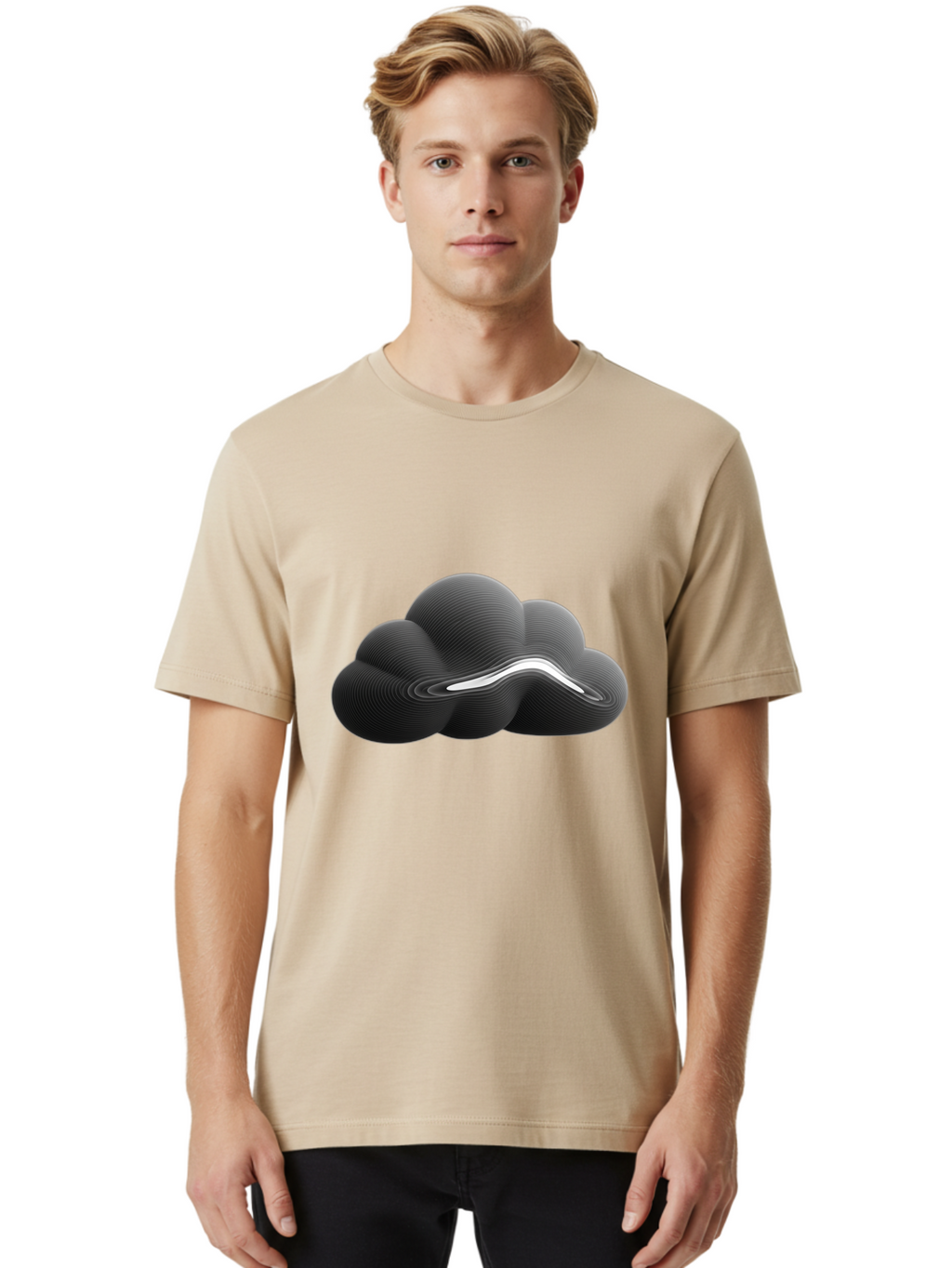 Cloud-Icon Men'S Graphic Tee, 100% Cotton, Comfortable Casual Summer Wear, Machine Washable, Vintage Camera, Old Camera, Antique Camera, Black Camera, Classic Photography, Photography Equipment, Nostalgic Device, Film Camera, Camera Art Bam051