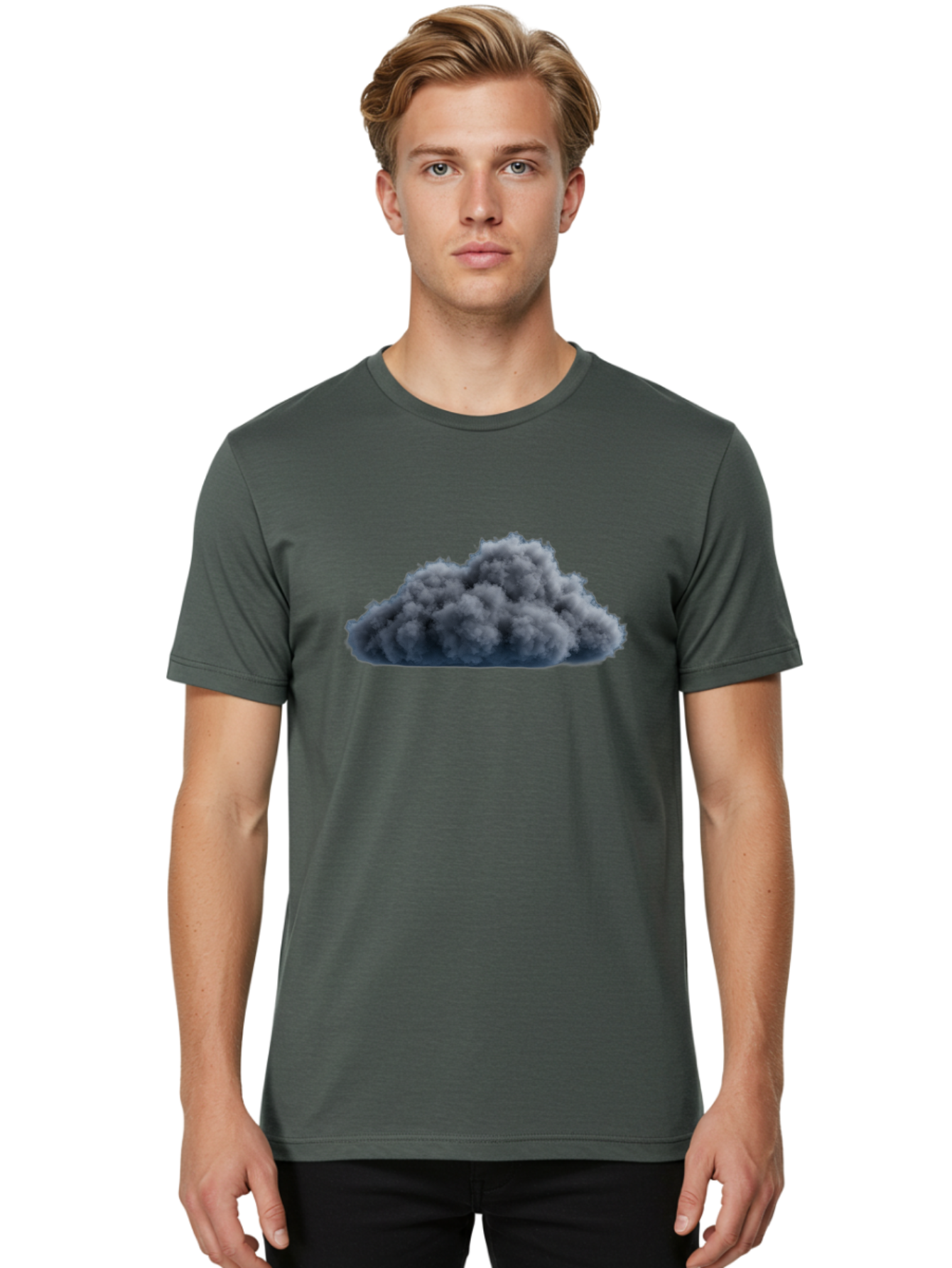 Cloud-Of-Smoke Men'S Graphic Tee, 100% Cotton, Comfortable Casual Summer Wear, Machine Washable, Vintage Camera, Old Camera, Antique Camera, Black Camera, Classic Photography, Photography Equipment, Nostalgic Device, Film Camera, Camera Art Bam053