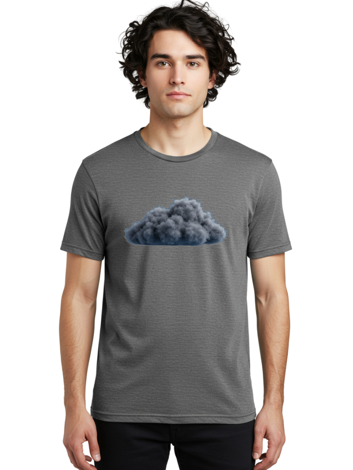 Cloud-Of-Smoke Men'S Graphic Tee, 100% Cotton, Comfortable Casual Summer Wear, Machine Washable, Vintage Camera, Old Camera, Antique Camera, Black Camera, Classic Photography, Photography Equipment, Nostalgic Device, Film Camera, Camera Art Bam053