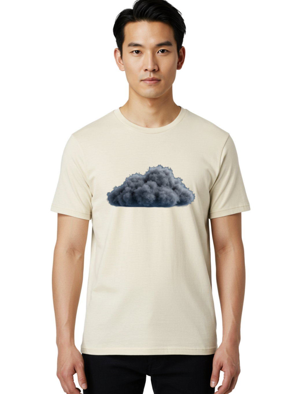 Cloud-Of-Smoke Men'S Graphic Tee, 100% Cotton, Comfortable Casual Summer Wear, Machine Washable, Vintage Camera, Old Camera, Antique Camera, Black Camera, Classic Photography, Photography Equipment, Nostalgic Device, Film Camera, Camera Art Bam053