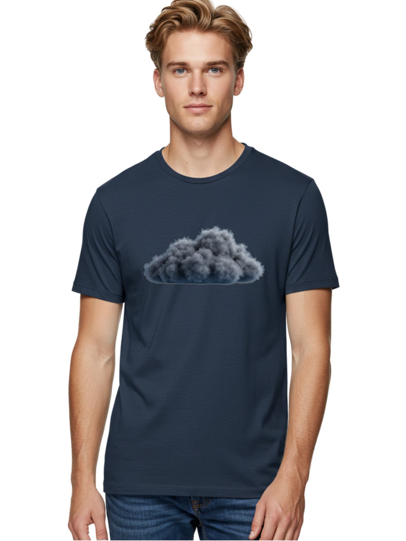 Cloud-Of-Smoke Men'S Graphic Tee, 100% Cotton, Comfortable Casual Summer Wear, Machine Washable, Vintage Camera, Old Camera, Antique Camera, Black Camera, Classic Photography, Photography Equipment, Nostalgic Device, Film Camera, Camera Art Bam053
