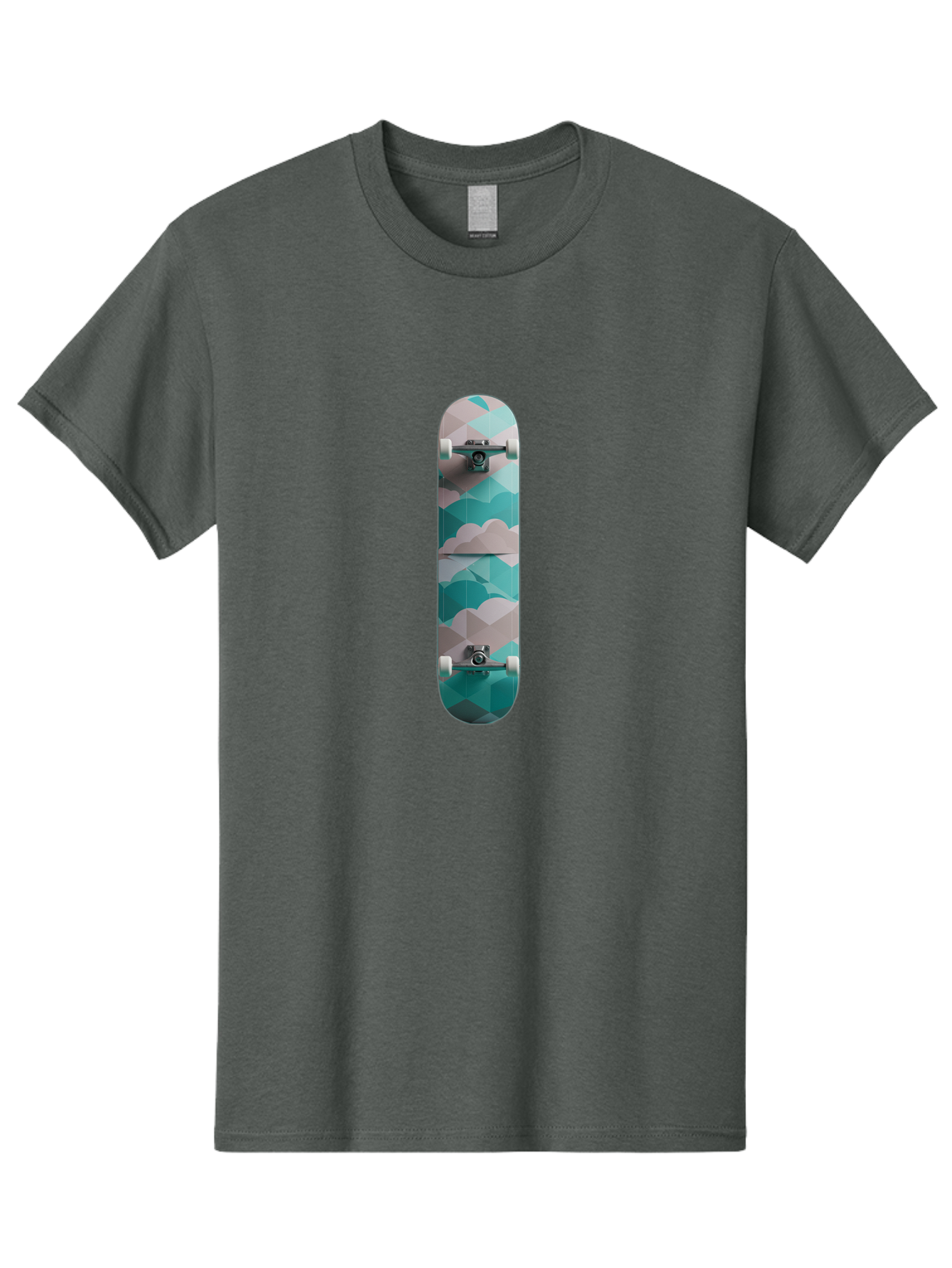 Cloud-Skateboard-1 Men'S Graphic Tee, 100% Cotton, Comfortable Casual Summer Wear, Machine Washable, Vintage Camera, Old Camera, Antique Camera, Black Camera, Classic Photography, Photography Equipment, Nostalgic Device, Film Camera, Bam054