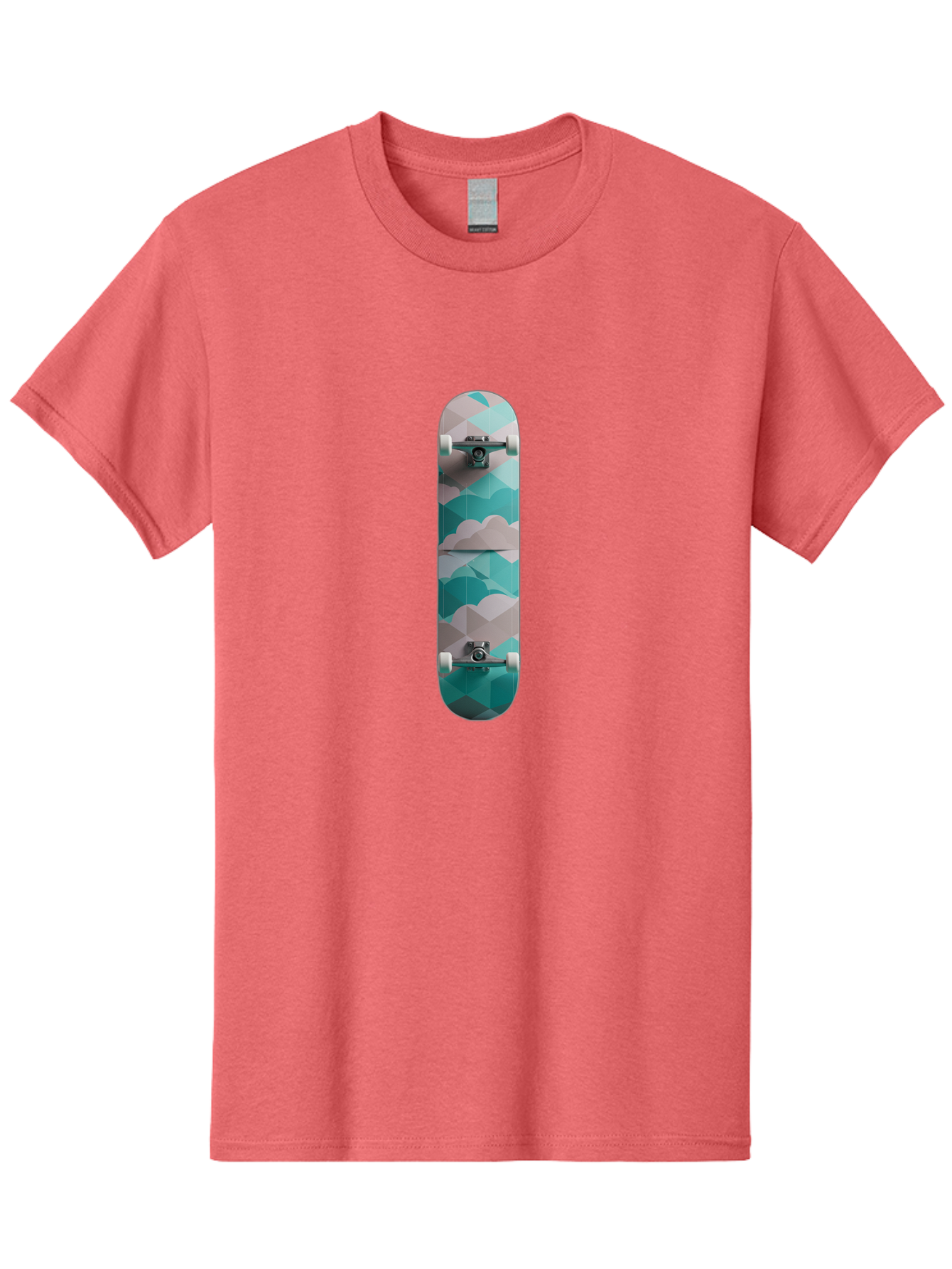 Cloud-Skateboard-1 Men'S Graphic Tee, 100% Cotton, Comfortable Casual Summer Wear, Machine Washable, Vintage Camera, Old Camera, Antique Camera, Black Camera, Classic Photography, Photography Equipment, Nostalgic Device, Film Camera, Bam054