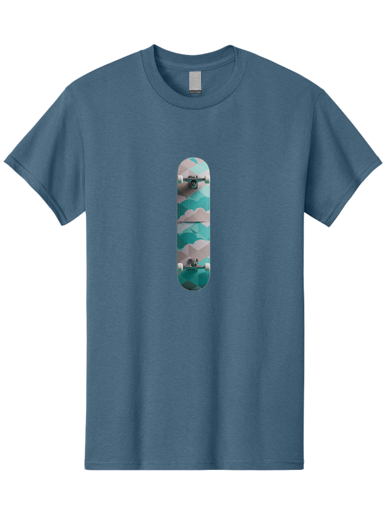 Cloud-Skateboard-1 Men'S Graphic Tee, 100% Cotton, Comfortable Casual Summer Wear, Machine Washable, Vintage Camera, Old Camera, Antique Camera, Black Camera, Classic Photography, Photography Equipment, Nostalgic Device, Film Camera, Bam054