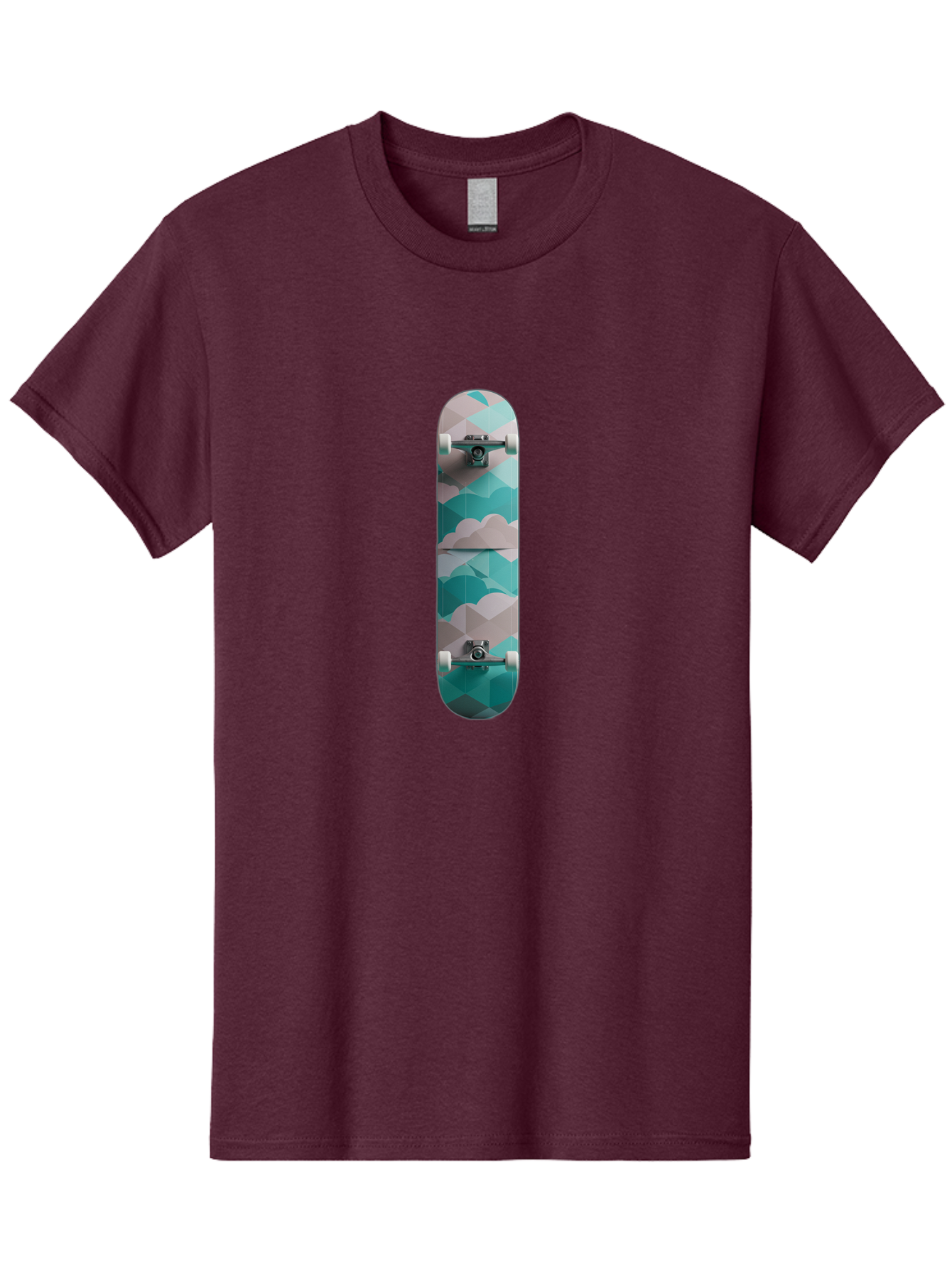 Cloud-Skateboard-1 Men'S Graphic Tee, 100% Cotton, Comfortable Casual Summer Wear, Machine Washable, Vintage Camera, Old Camera, Antique Camera, Black Camera, Classic Photography, Photography Equipment, Nostalgic Device, Film Camera, Bam054