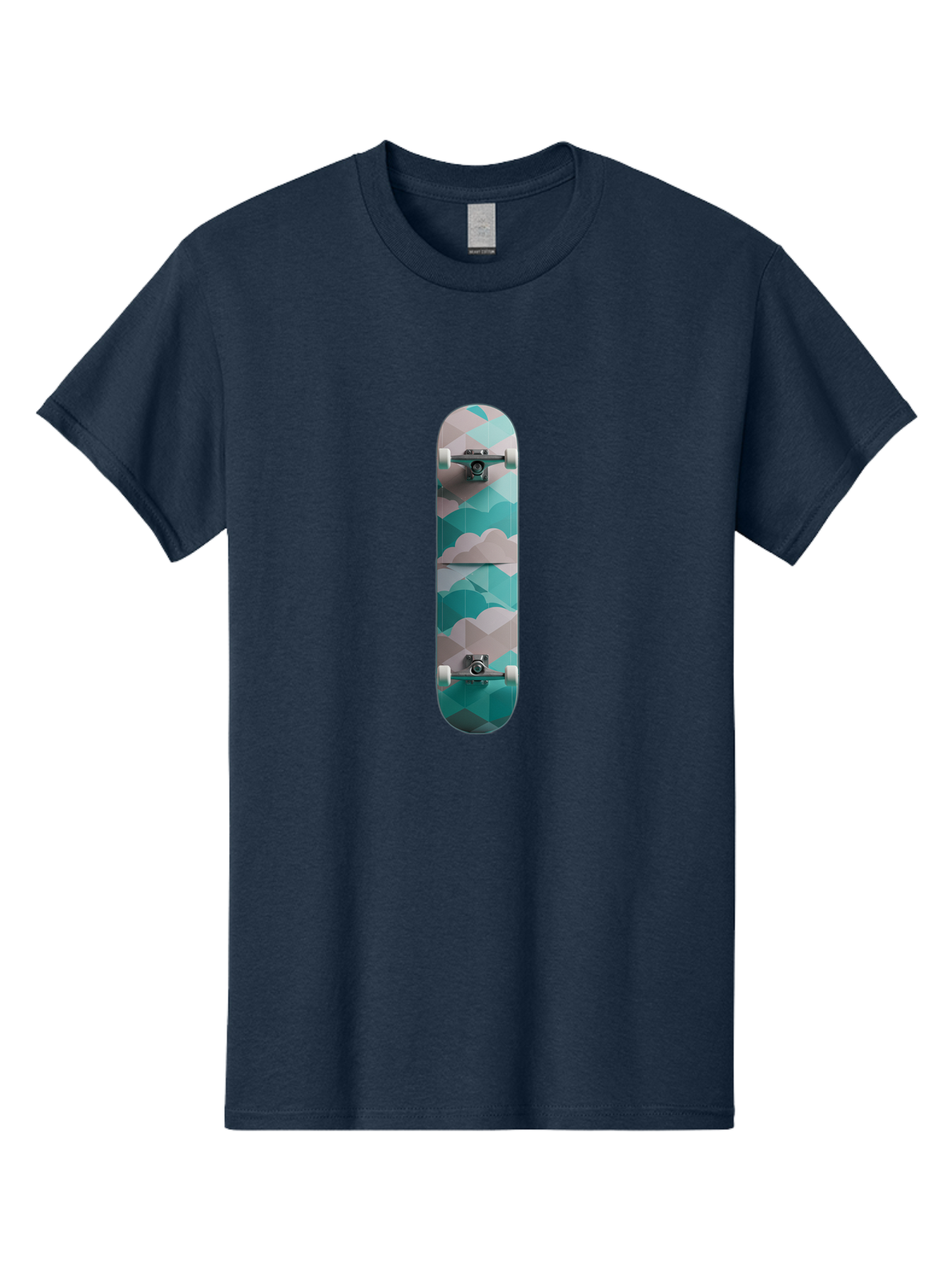 Cloud-Skateboard-1 Men'S Graphic Tee, 100% Cotton, Comfortable Casual Summer Wear, Machine Washable, Vintage Camera, Old Camera, Antique Camera, Black Camera, Classic Photography, Photography Equipment, Nostalgic Device, Film Camera, Bam054