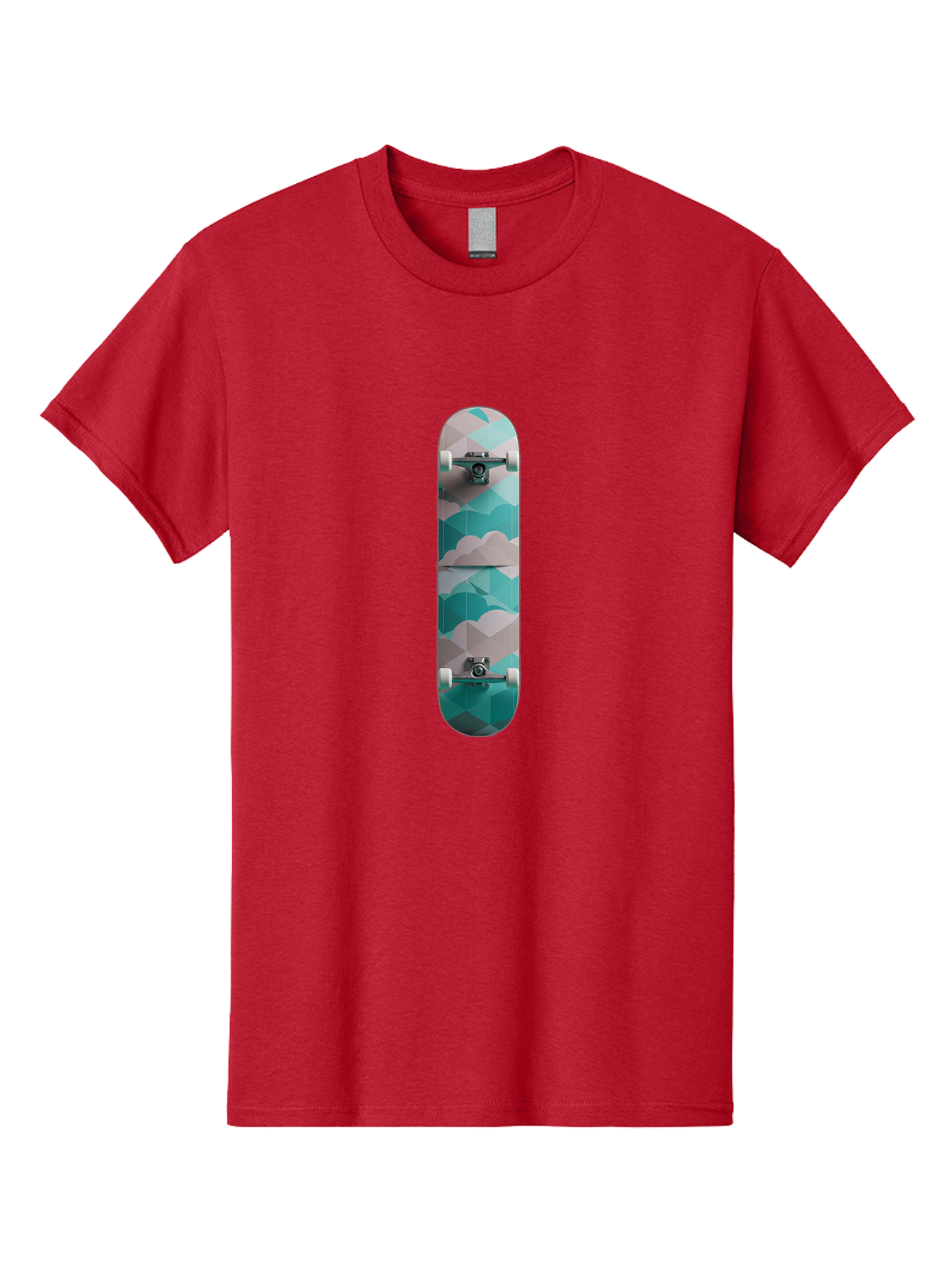 Cloud-Skateboard-1 Men'S Graphic Tee, 100% Cotton, Comfortable Casual Summer Wear, Machine Washable, Vintage Camera, Old Camera, Antique Camera, Black Camera, Classic Photography, Photography Equipment, Nostalgic Device, Film Camera, Bam054