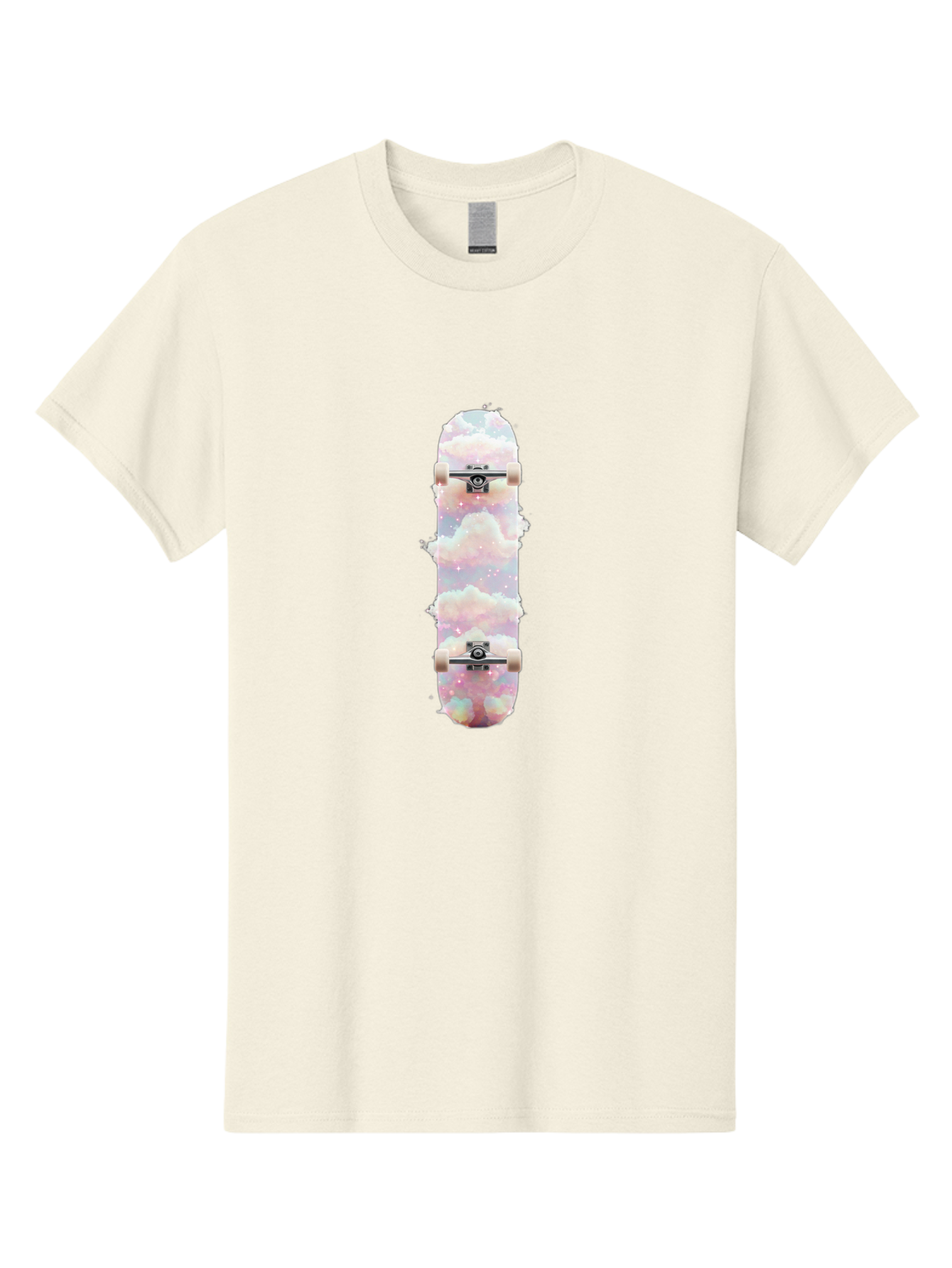 Cloud-Skateboard-3 Men'S Graphic Tee, 100% Cotton, Comfortable Casual Summer Wear, Machine Washable, Vintage Camera, Old Camera, Antique Camera, Black Camera, Classic Photography, Photography Equipment, Nostalgic Device, Film Camera, Bam056